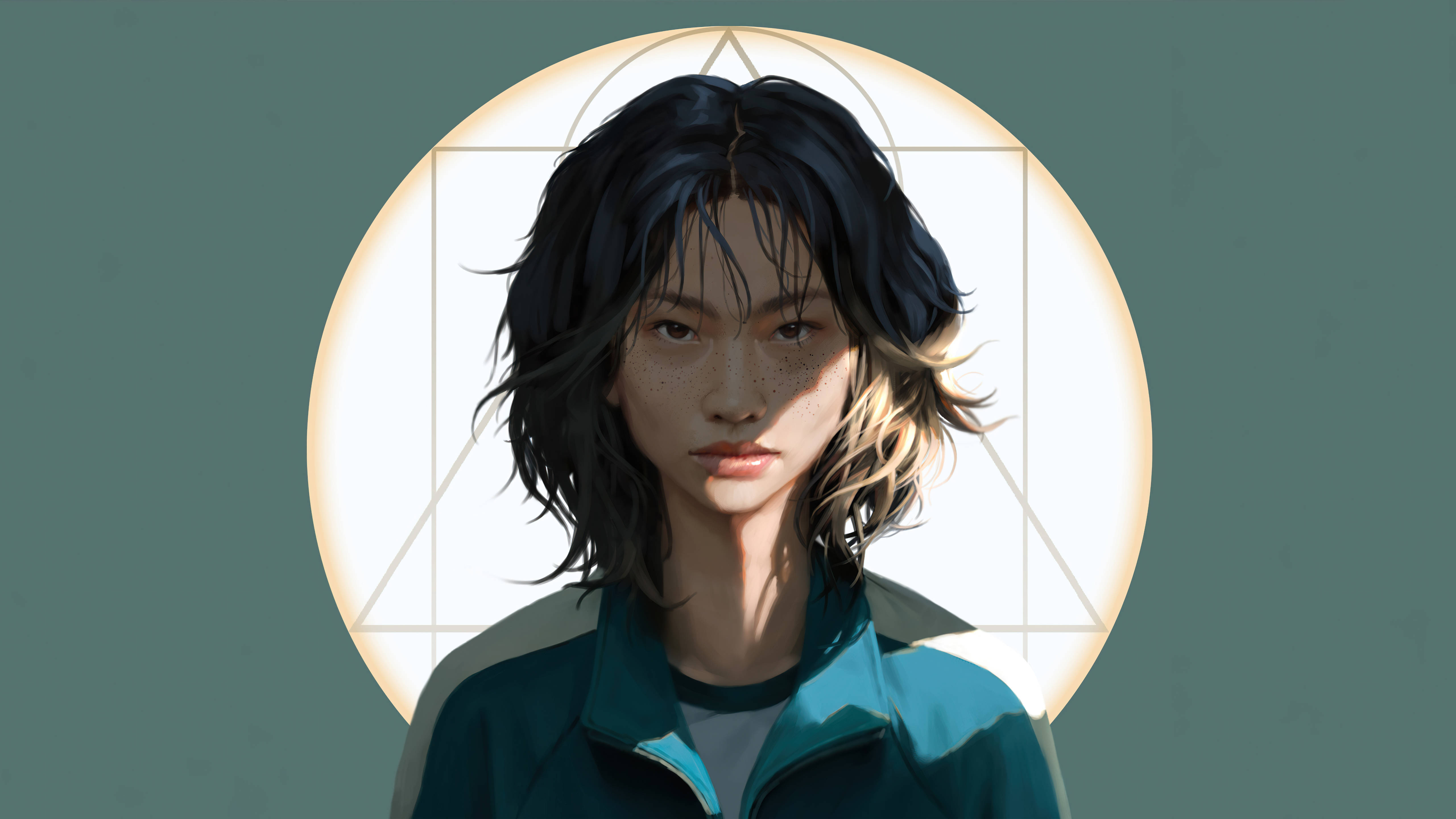 067号玩家《鱿鱼游戏》发型 壁纸