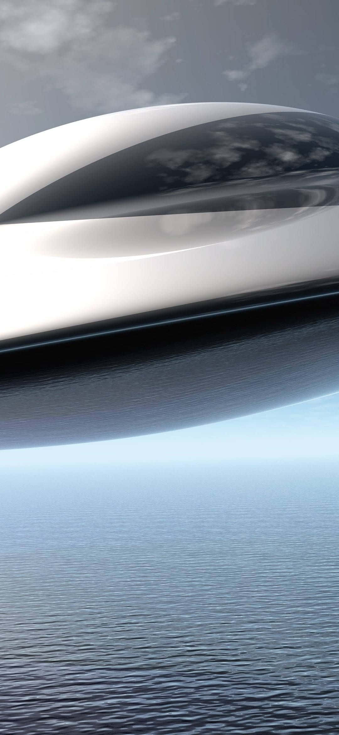 1080x2340 4K UFO飞船特写数字艺术 壁纸