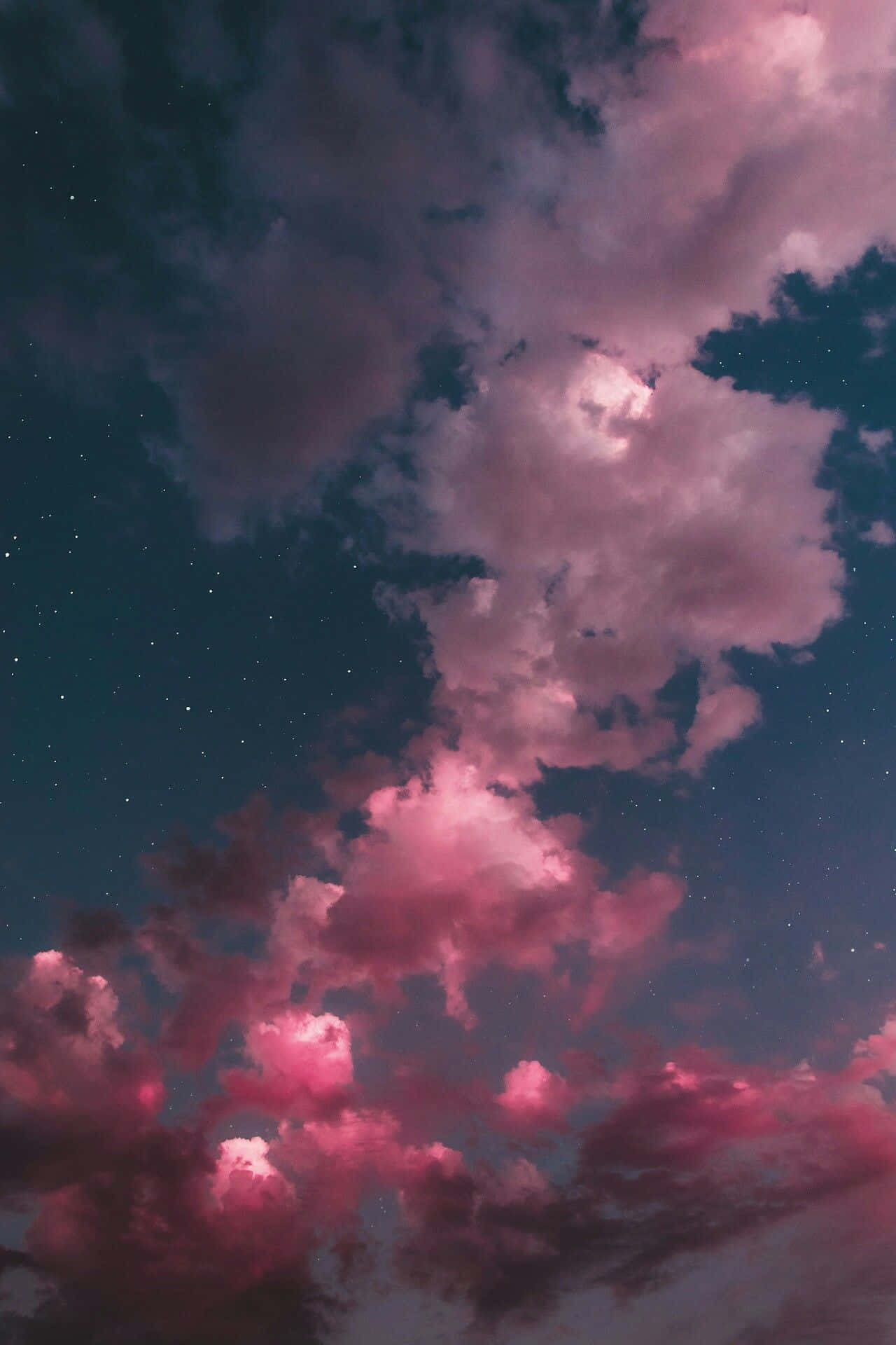 紫色云彩 1280 x 1920 背景 壁纸