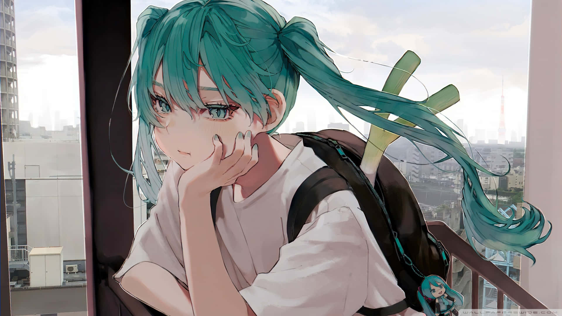 1920x1080 初音未来 悲伤 动漫壁纸