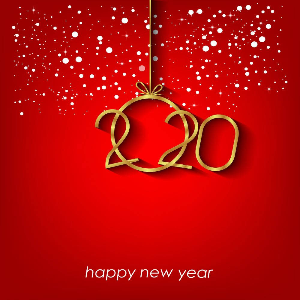 2020新年壁纸。新年快乐 - HD 壁纸