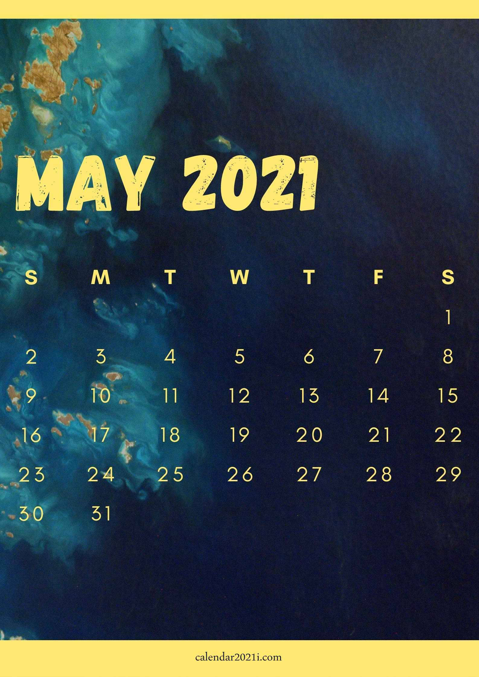以2021年5月世界地图画作庆祝春夏交替 壁纸