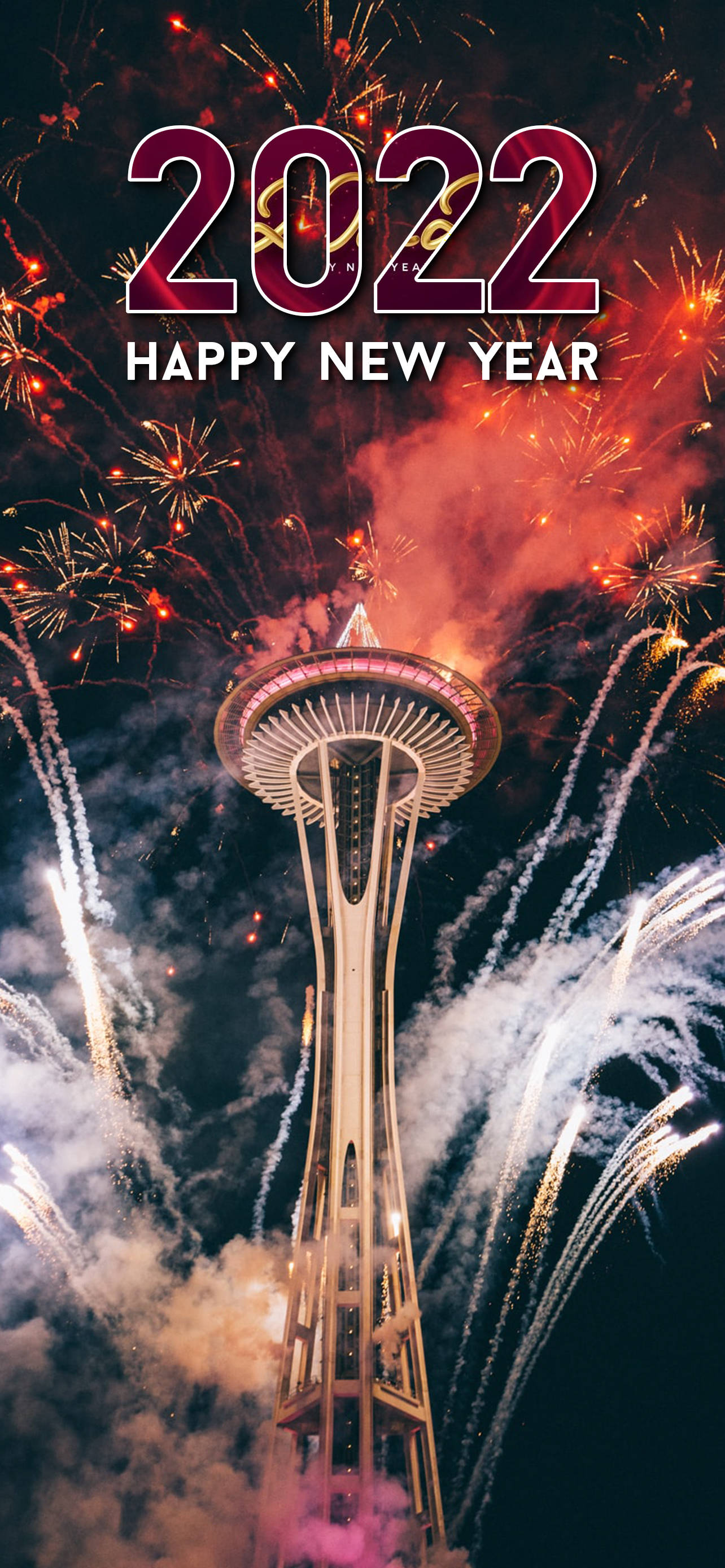 拥抱2022 - 新年庆祝 壁纸