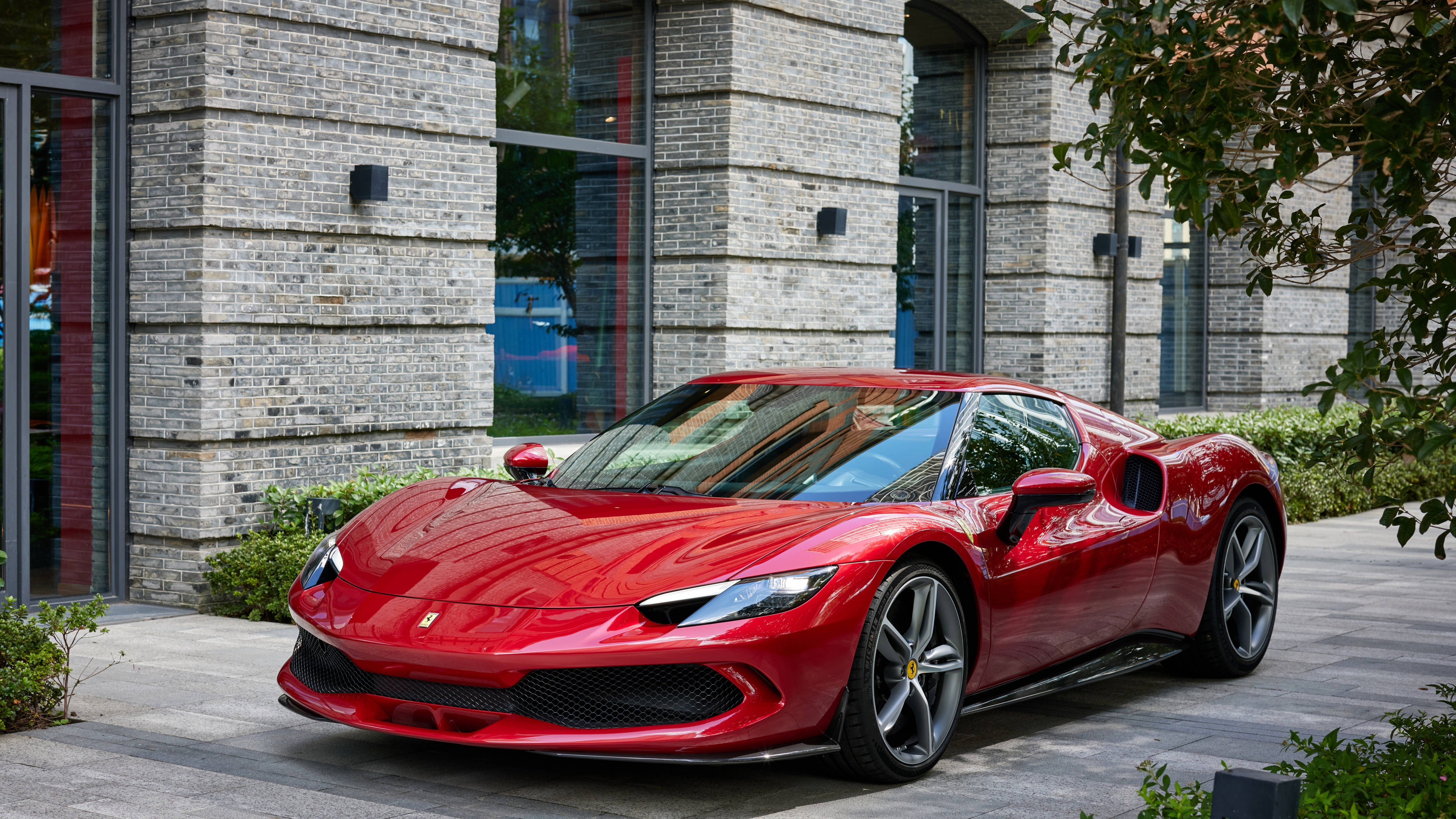 法拉利296 GTB 4K笔记本电脑汽车 壁纸
