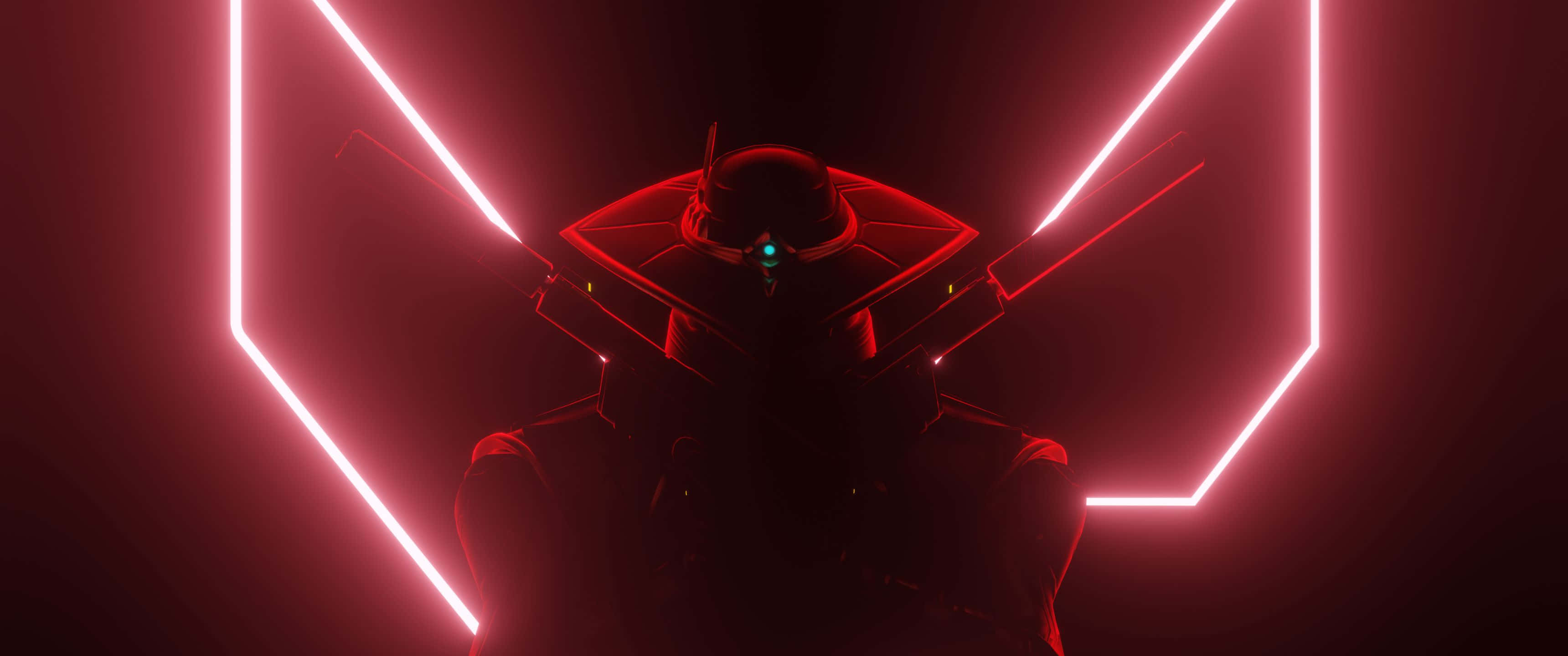 3440x1440p Valorant 特工Cypher红色背景 壁纸