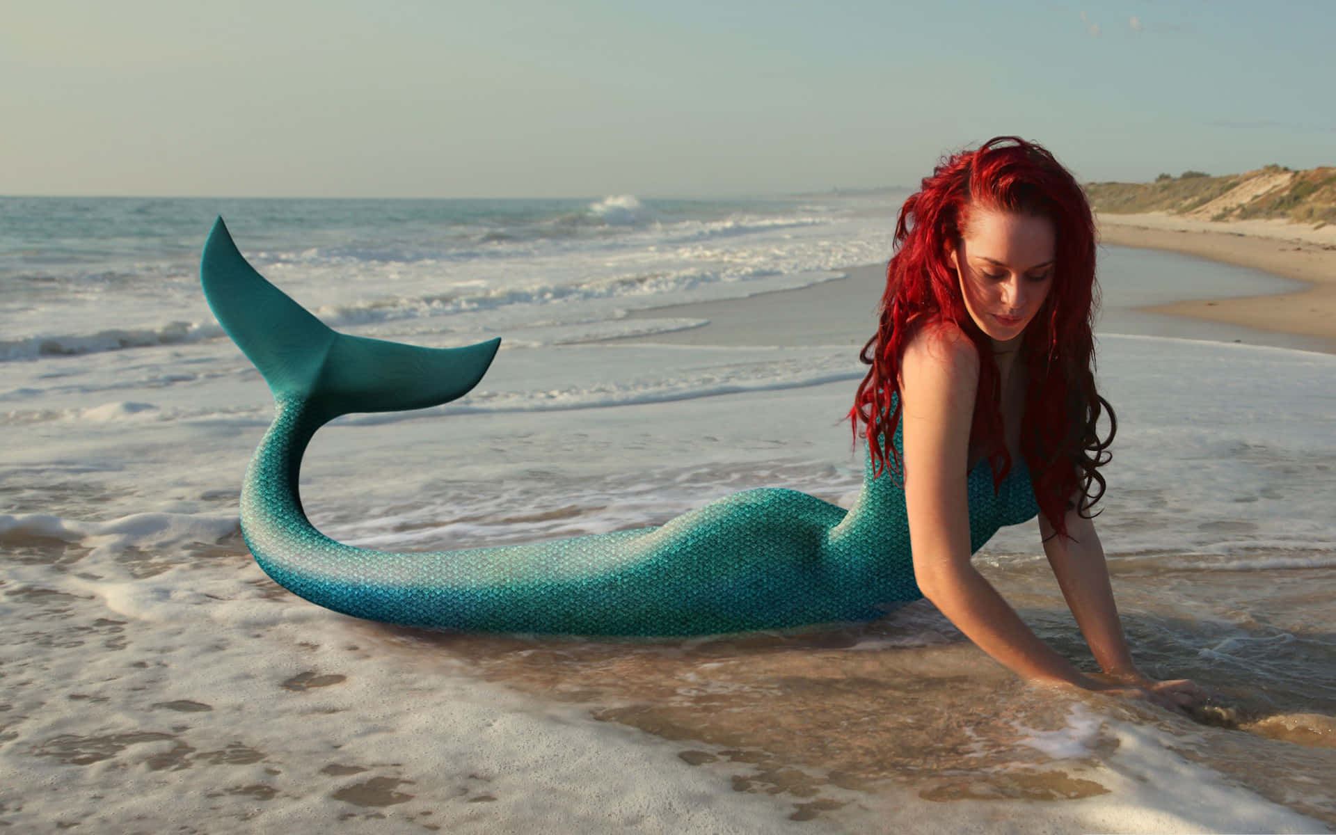 3D 美丽美人鱼 壁纸