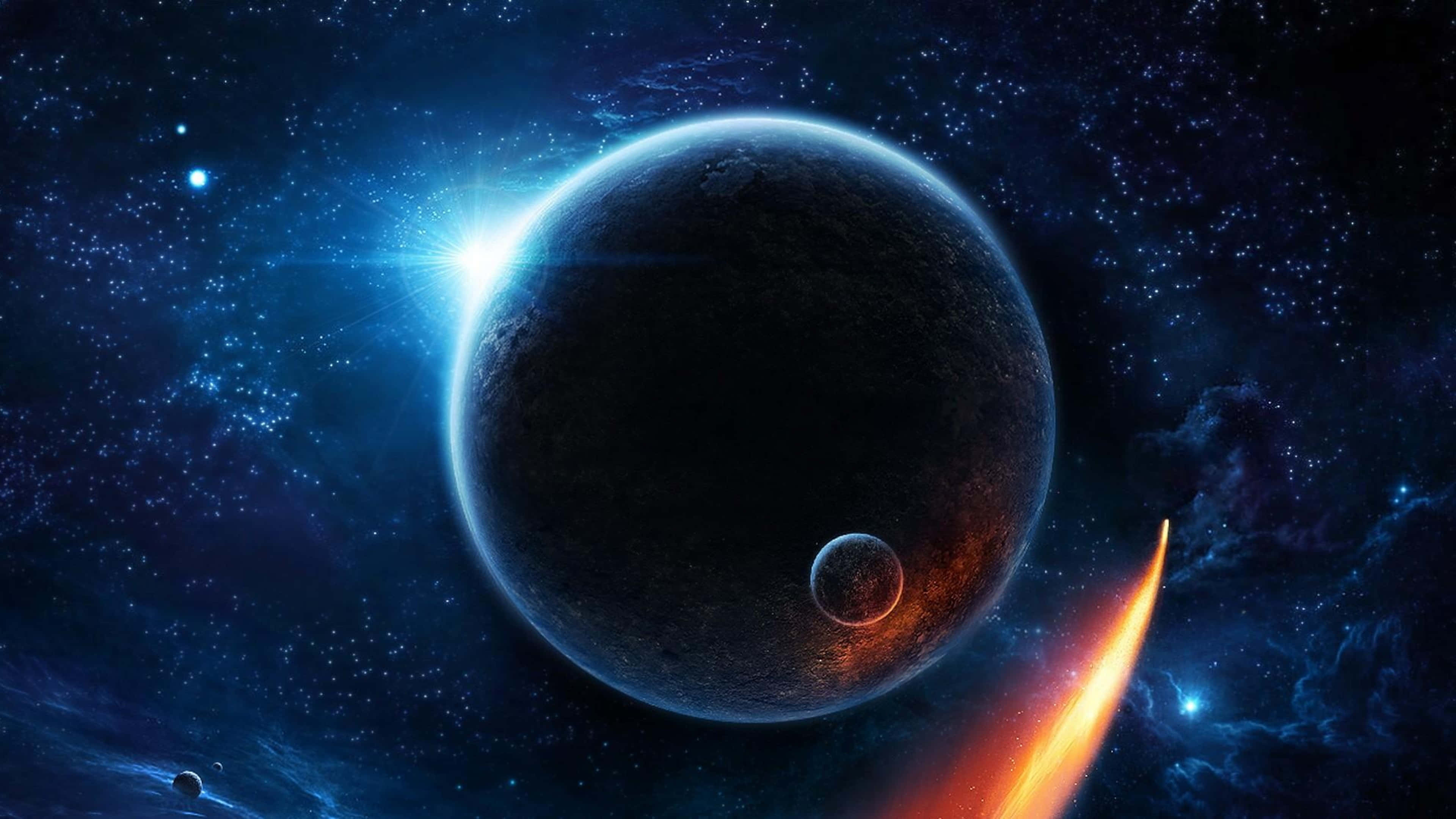 探索宇宙深处，4K太空背景 壁纸