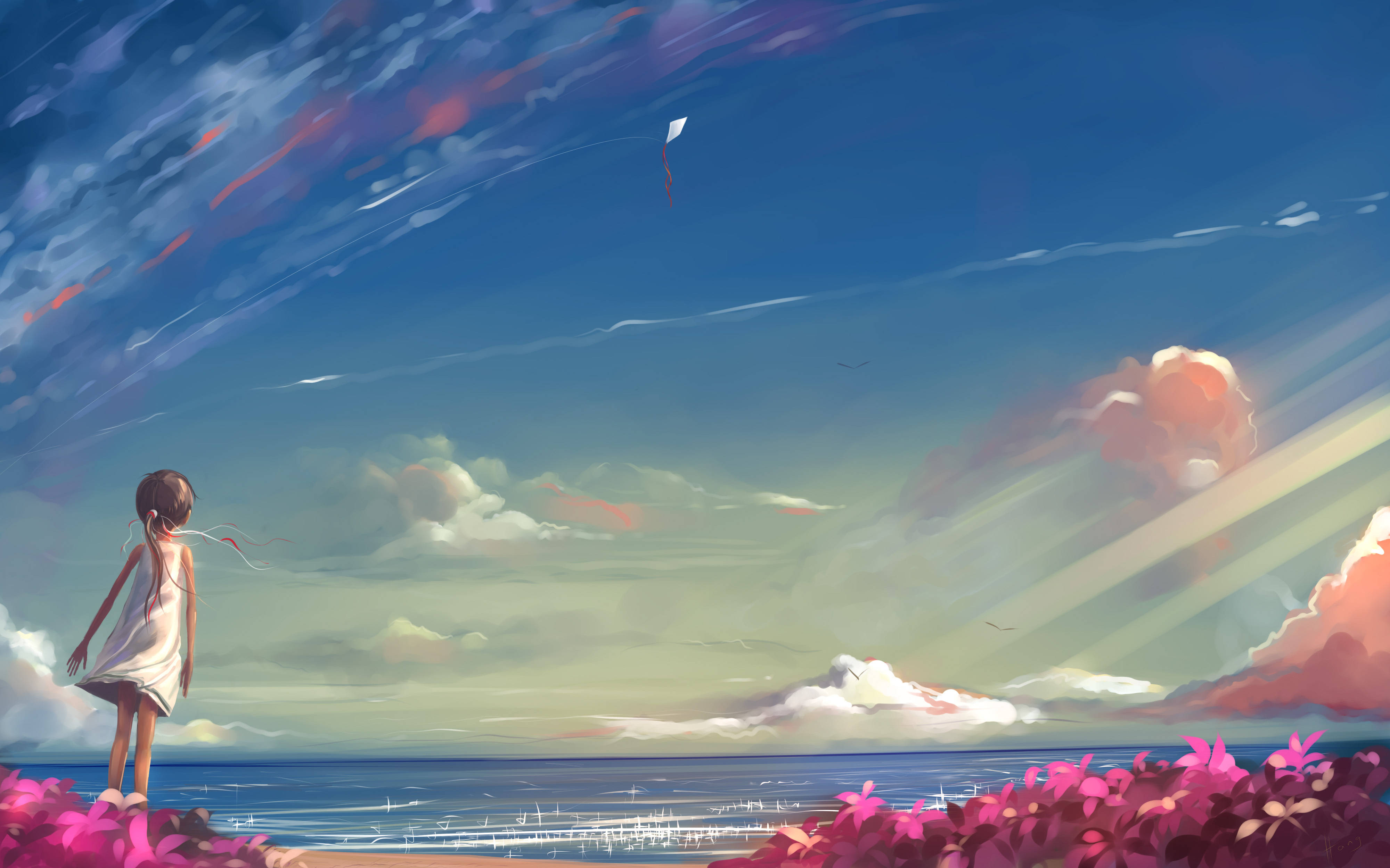 梦幻海景动漫4K 壁纸