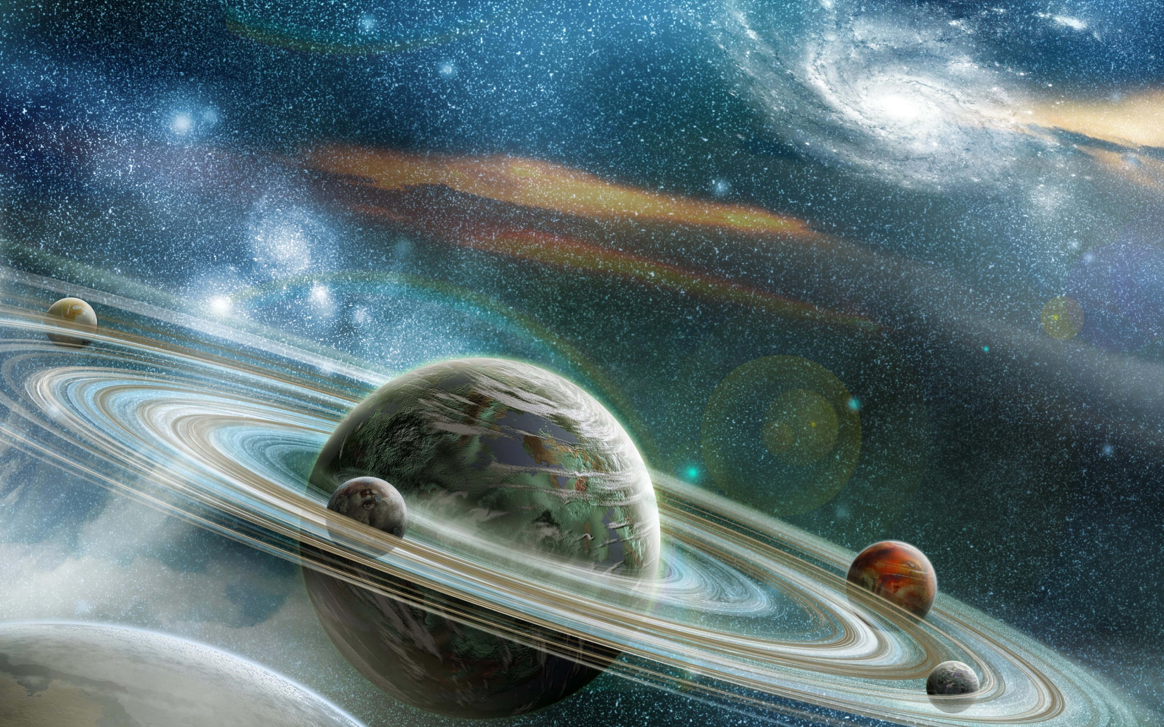 4K宇宙行星土星 壁纸