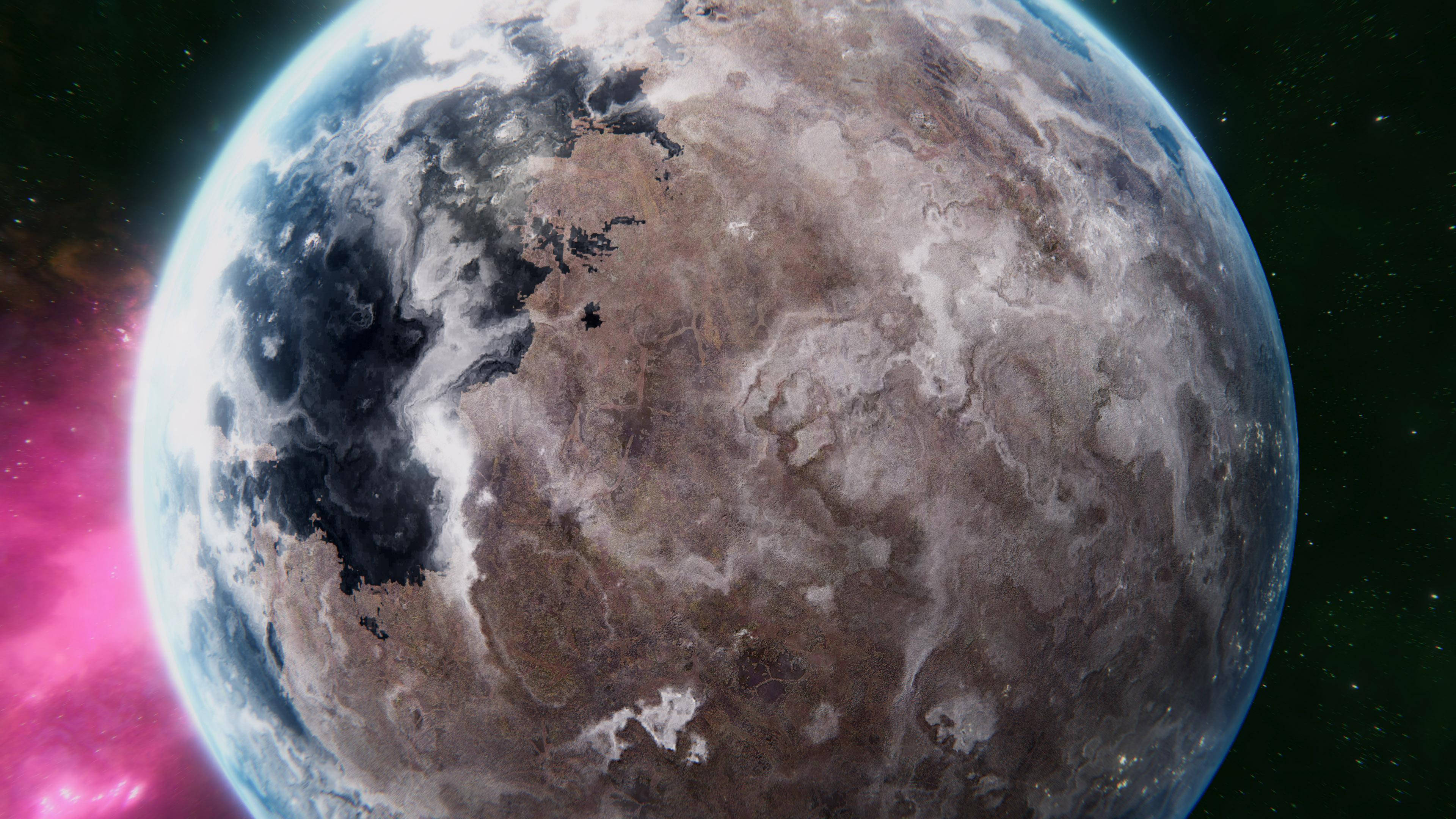 4K 行星近景动态 壁纸