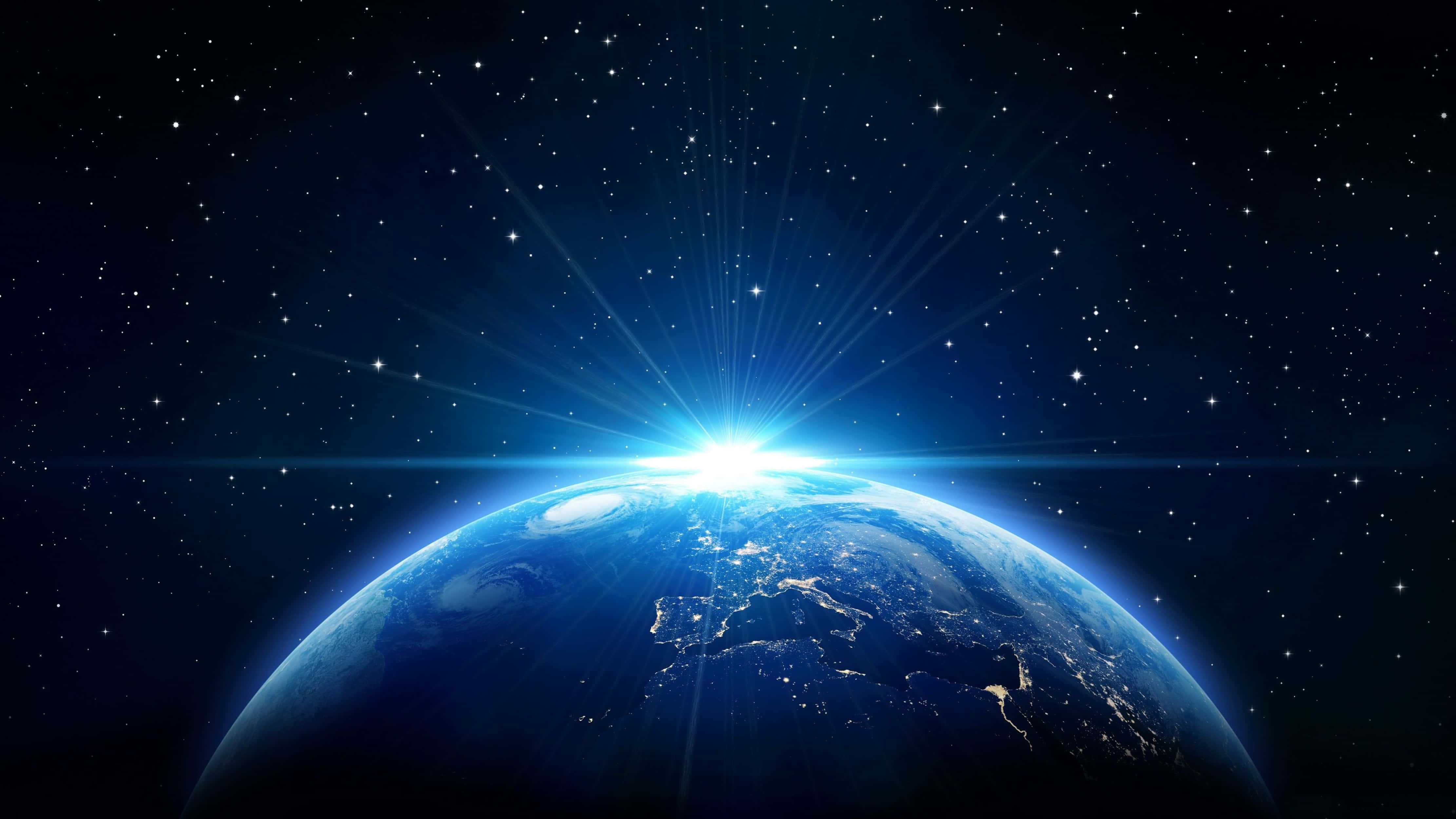 4K 宇宙日出 壁纸