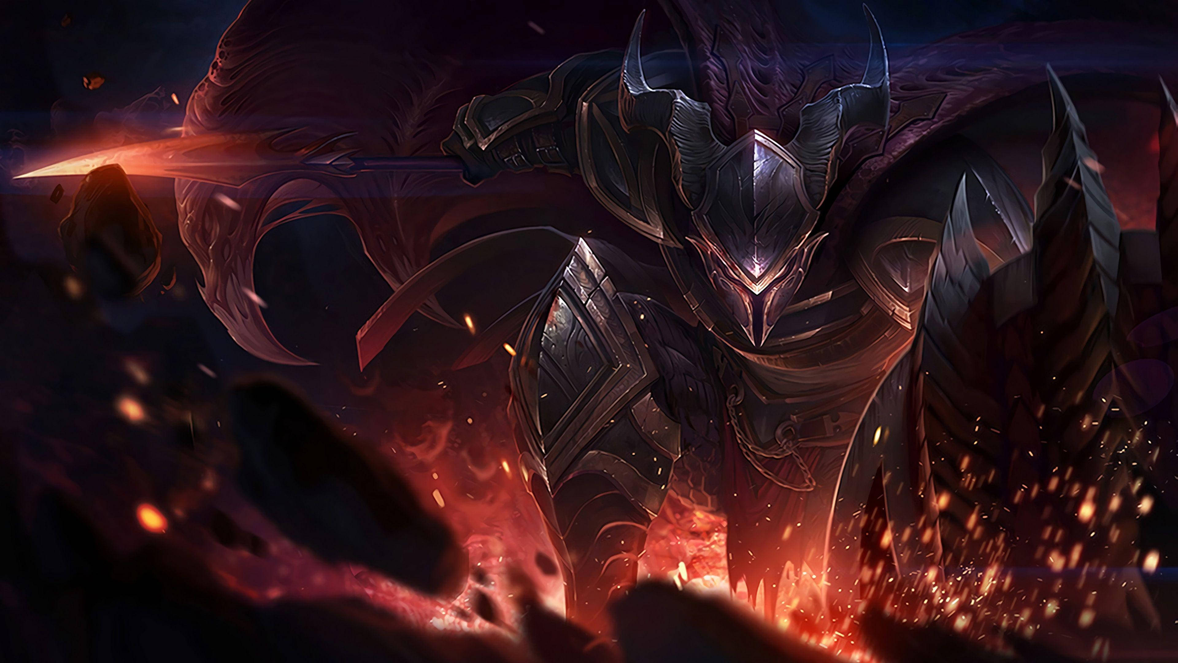 4K LOL 潘森烈焰 壁纸
