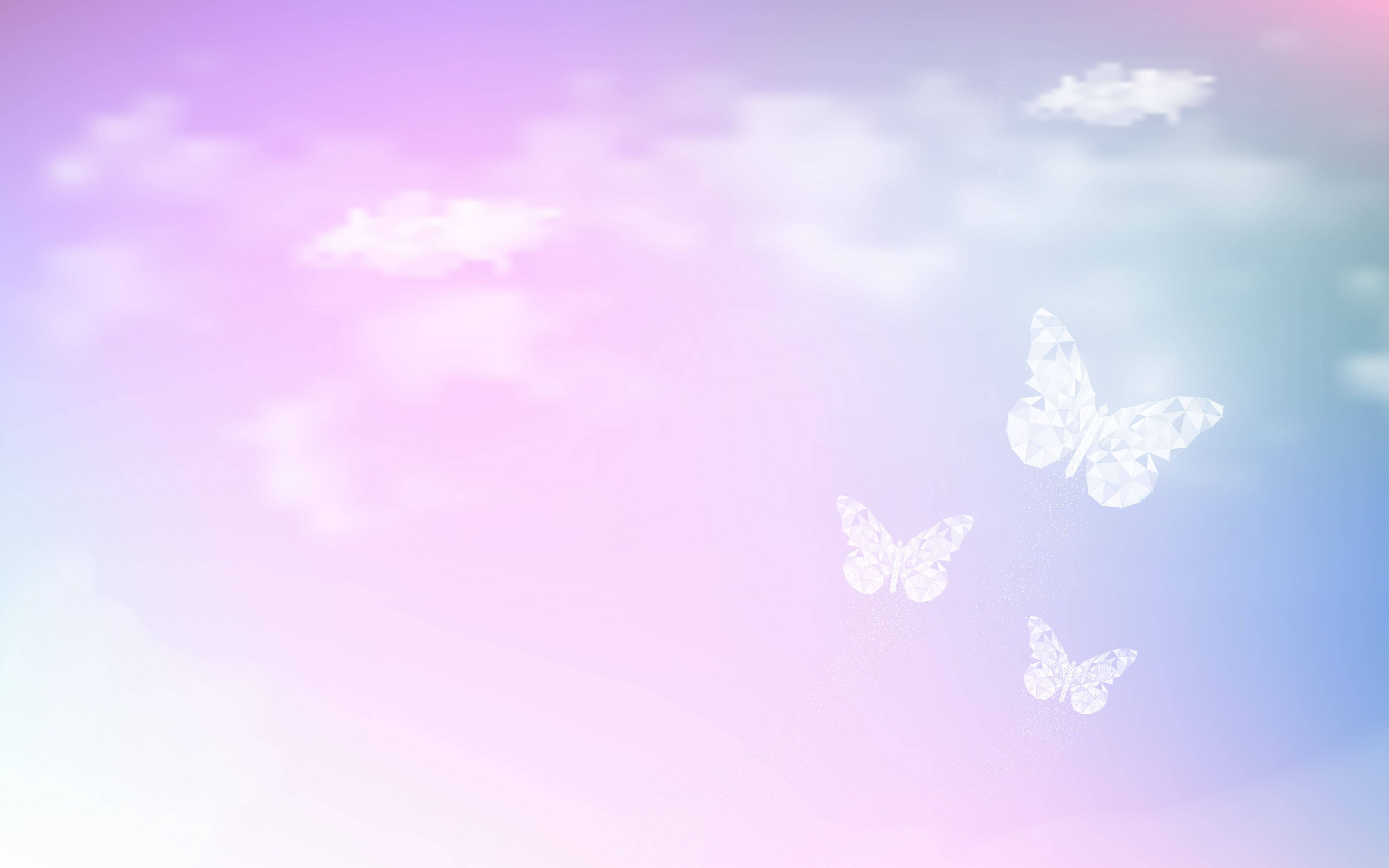 梦幻粉彩天空4K壁纸的迷人魅力 壁纸