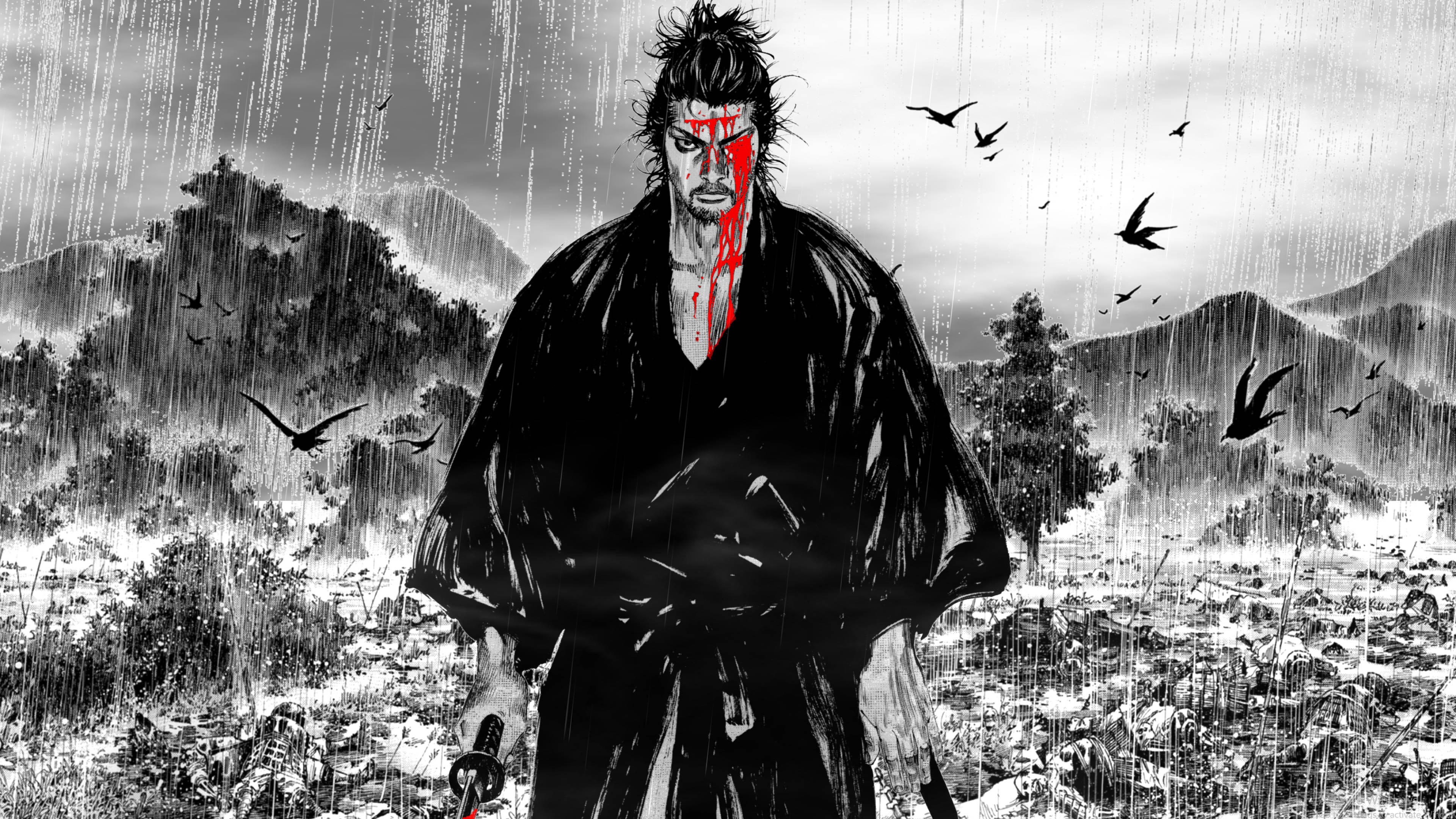 4K 漫画《浪客行》 壁纸