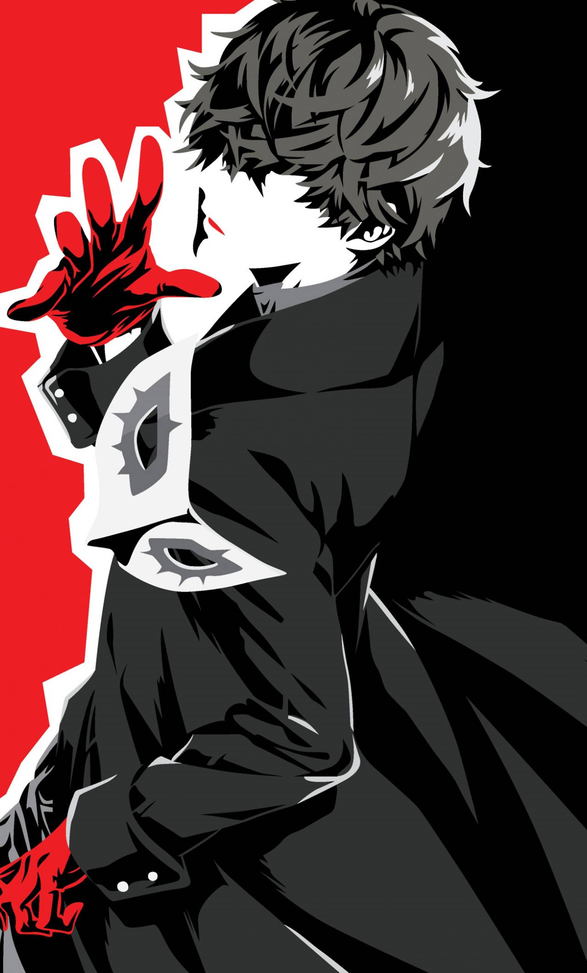 4K动漫iPhone壁纸：女神异闻录5 Akira Kurusu 壁纸