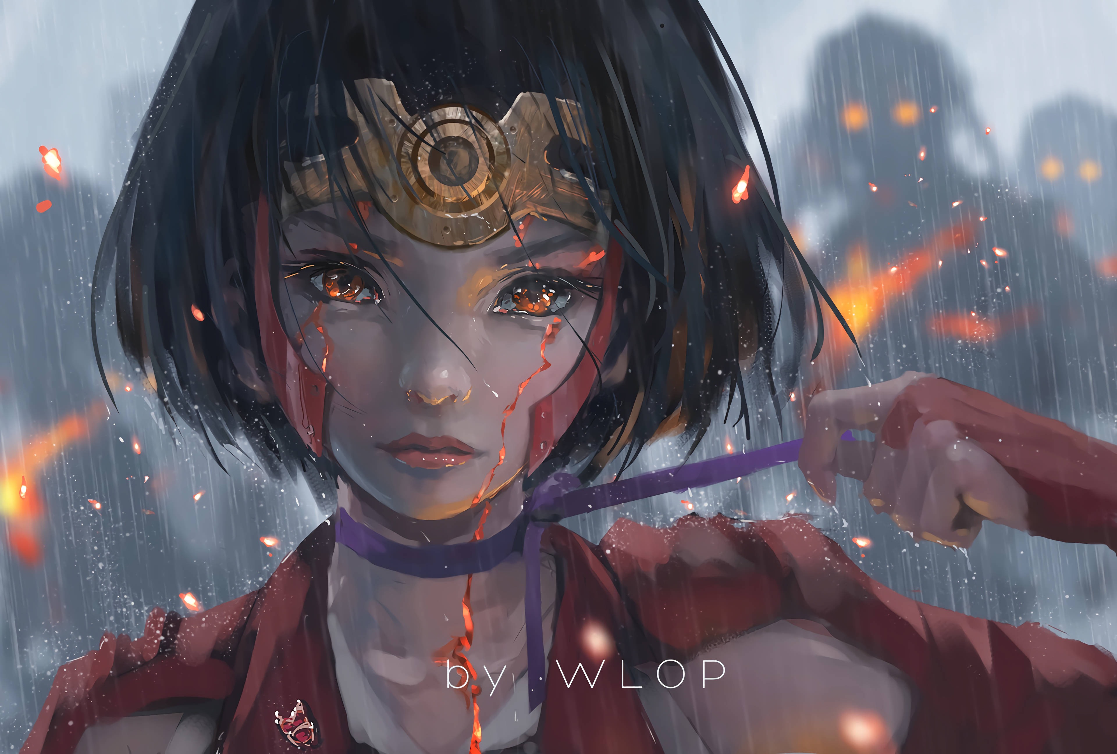 4K动漫同人画作 Mumei 壁纸