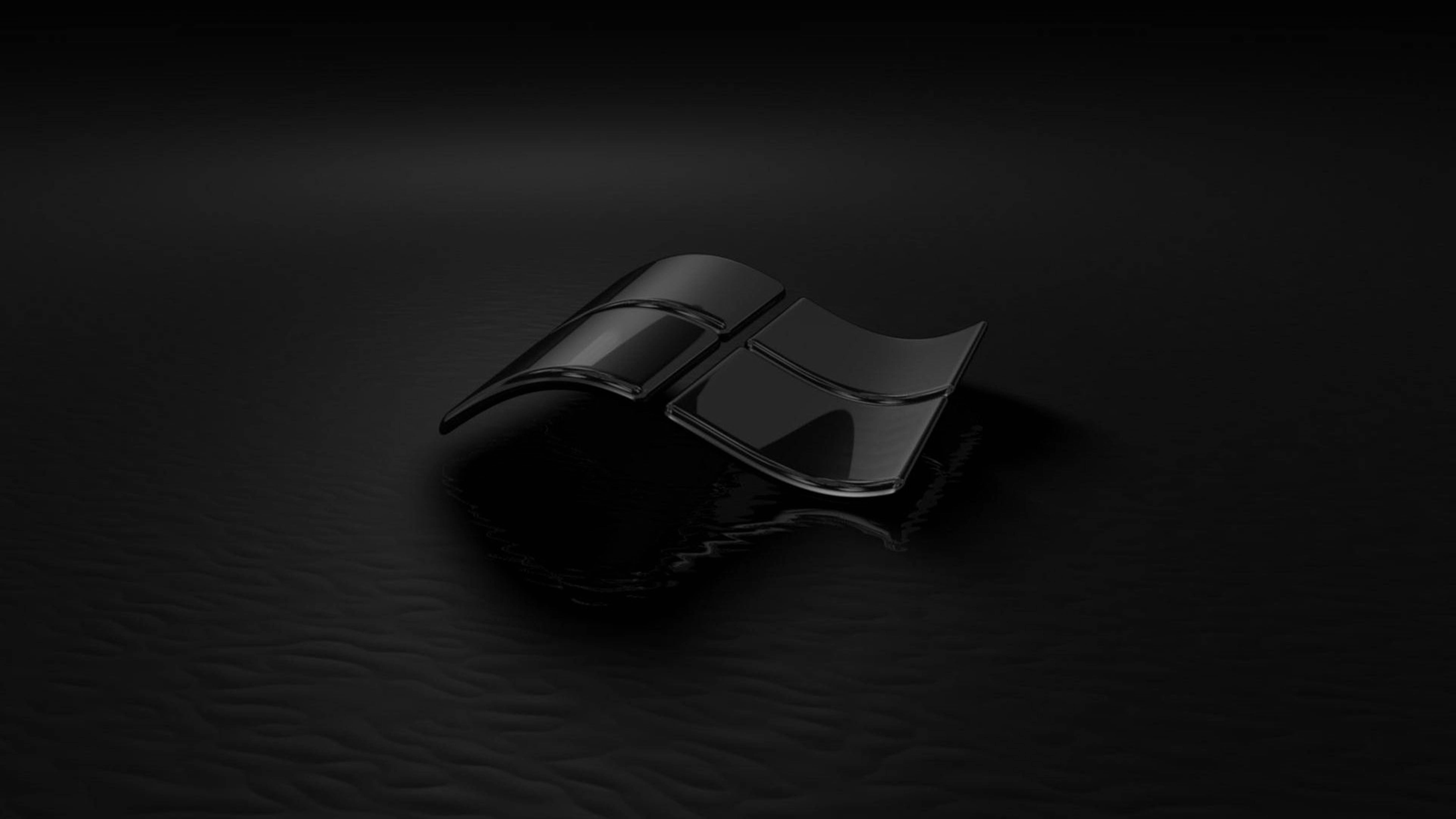 4K超高清黑色Windows 壁纸