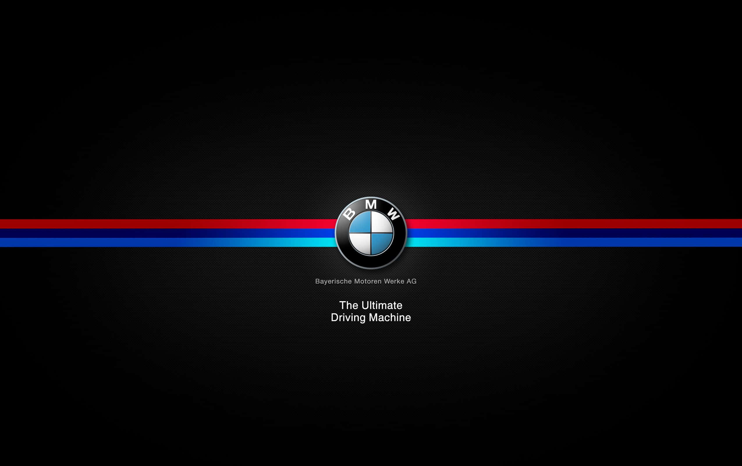 720p M系列背景 BMW标志 终极驾驶机器 壁纸