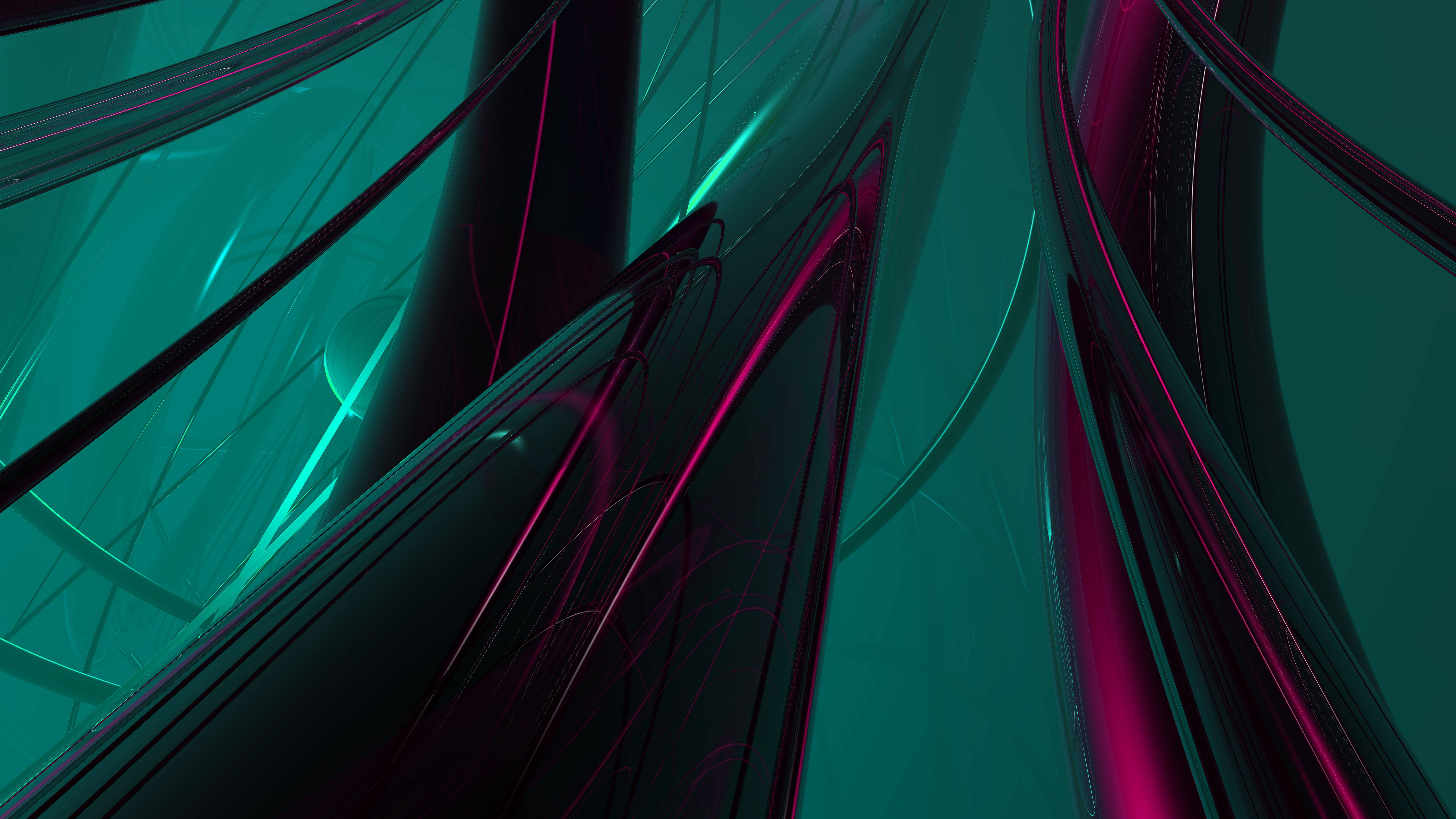 8K 7680x4320超高清桌面管道 壁纸