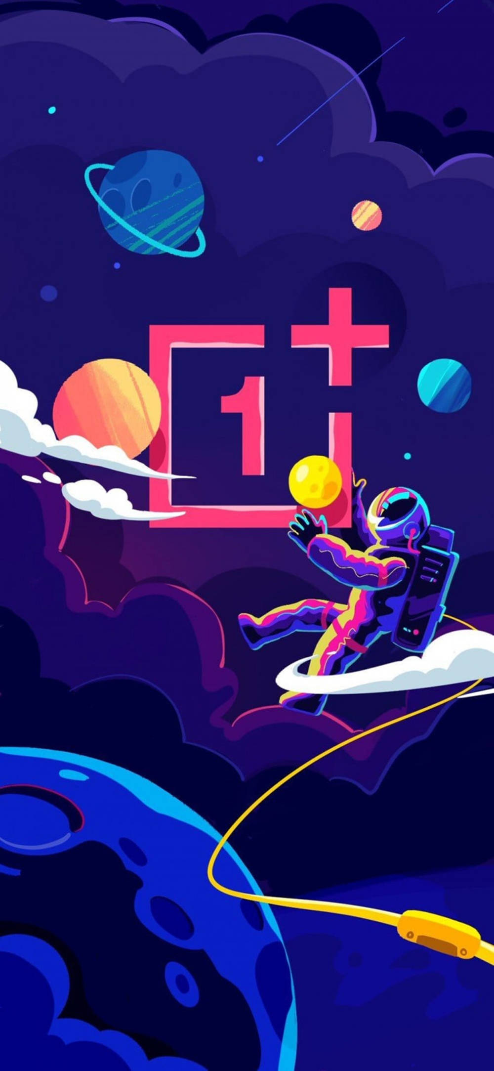 一加9 Pro太空宇航员 壁纸