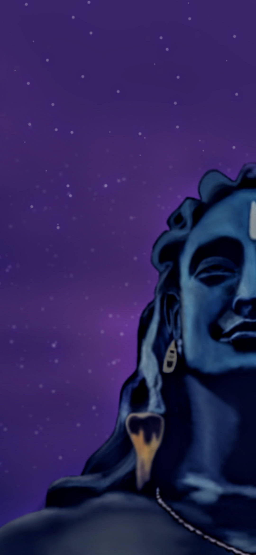 半肖像艺术作品 Adiyogi Shiva 壁纸