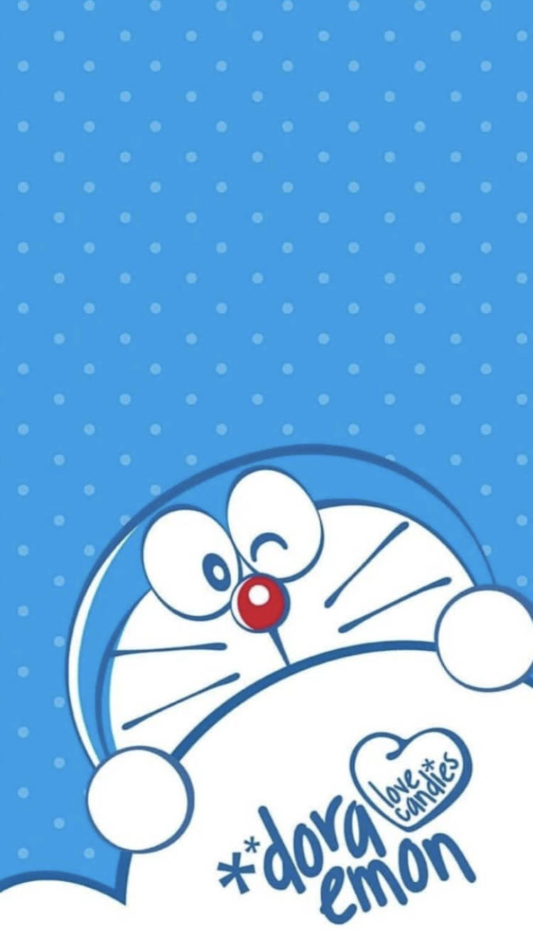 艺术哆啦A梦iPhone数字艺术 壁纸