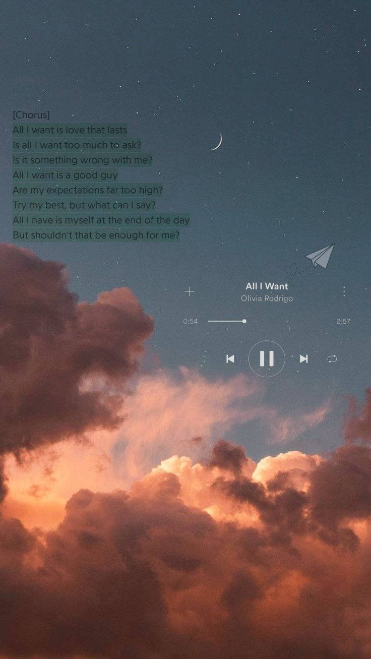 All I Want 音乐美学 壁纸