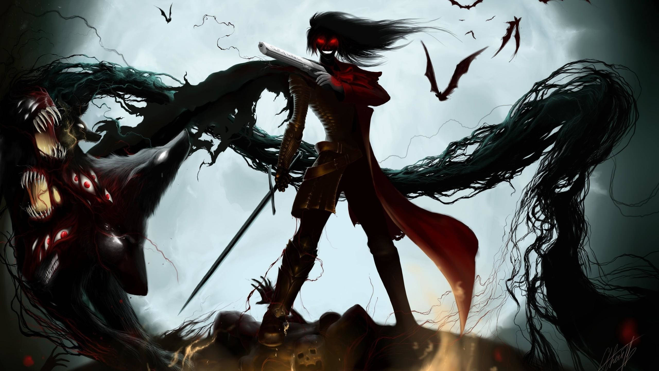 Alucard 暗黑动漫头像 壁纸