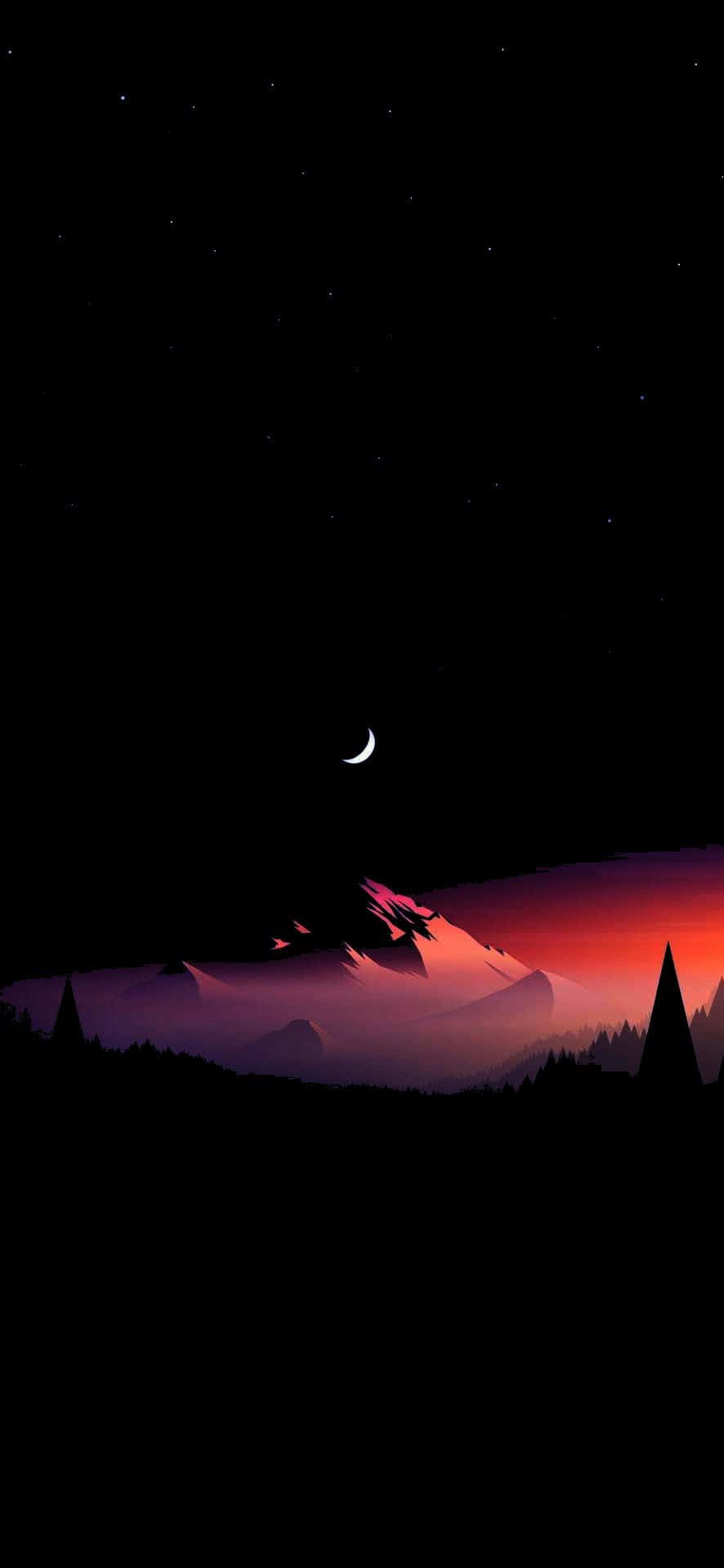 AMOLED S 山峰之巅 壁纸