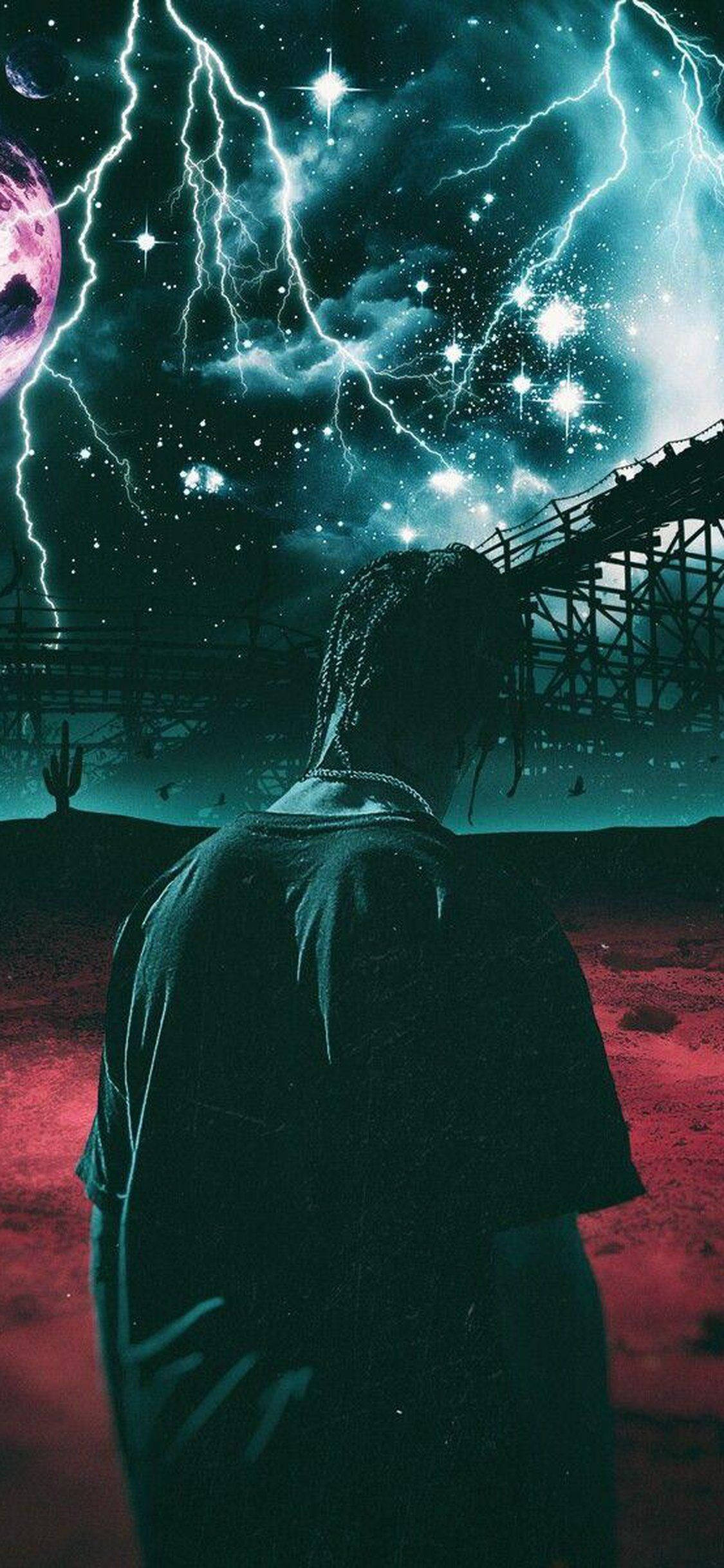 与特拉维斯·斯科特一起在Astroworld开启魔幻之旅 壁纸