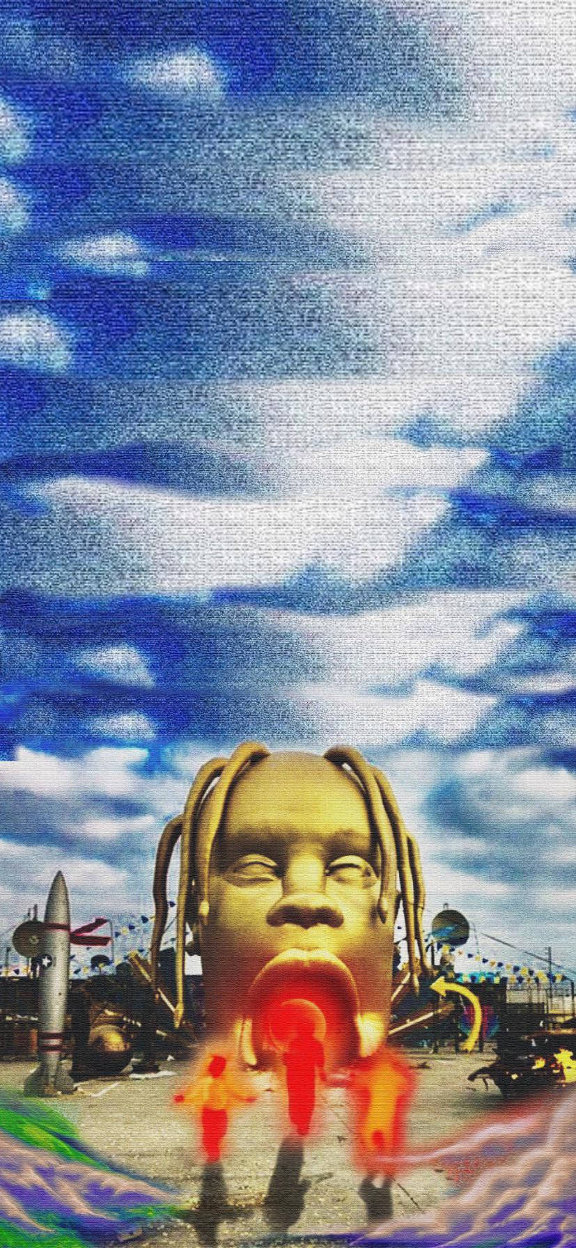 Astroworld iPhone 艺术人物行走 壁纸