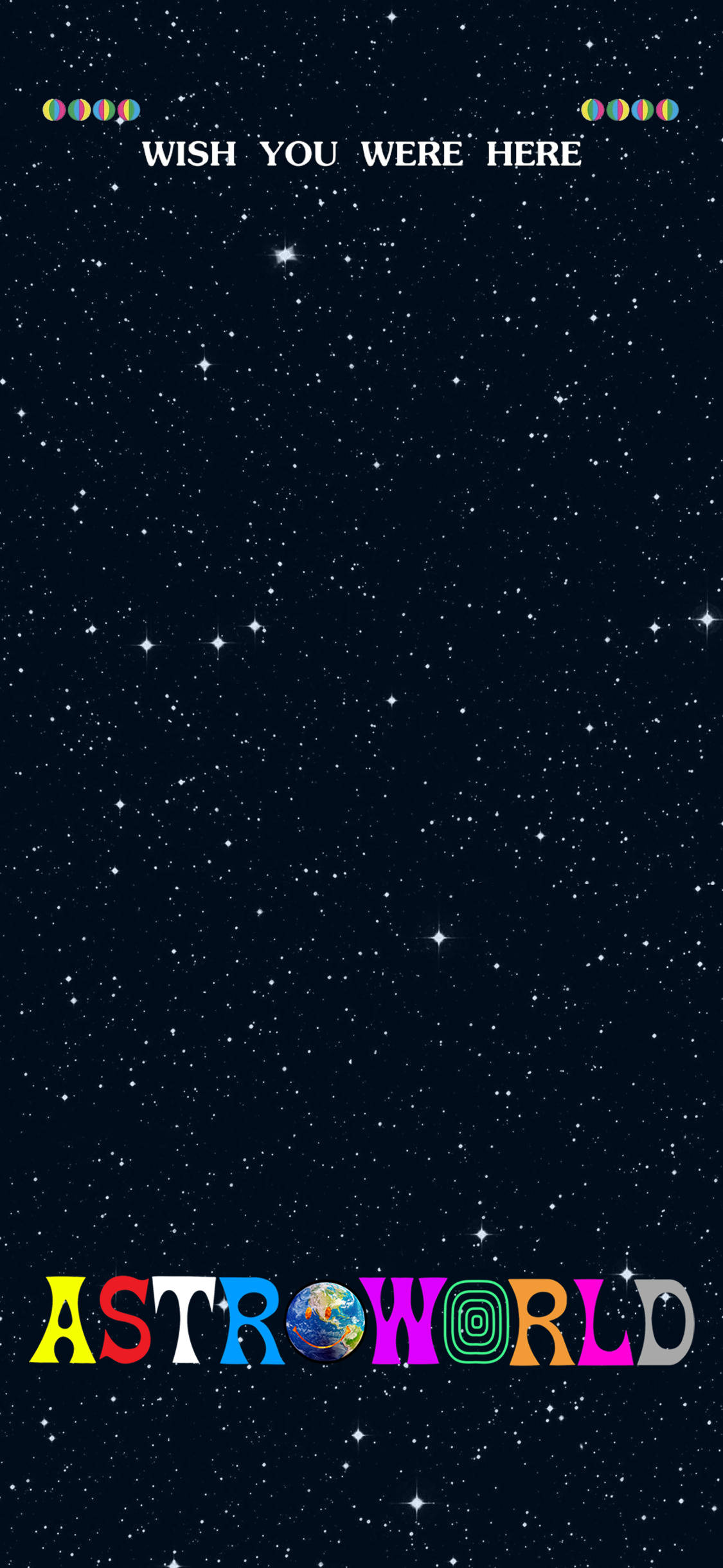 Astroworld iPhone 愿你在此星空 壁纸