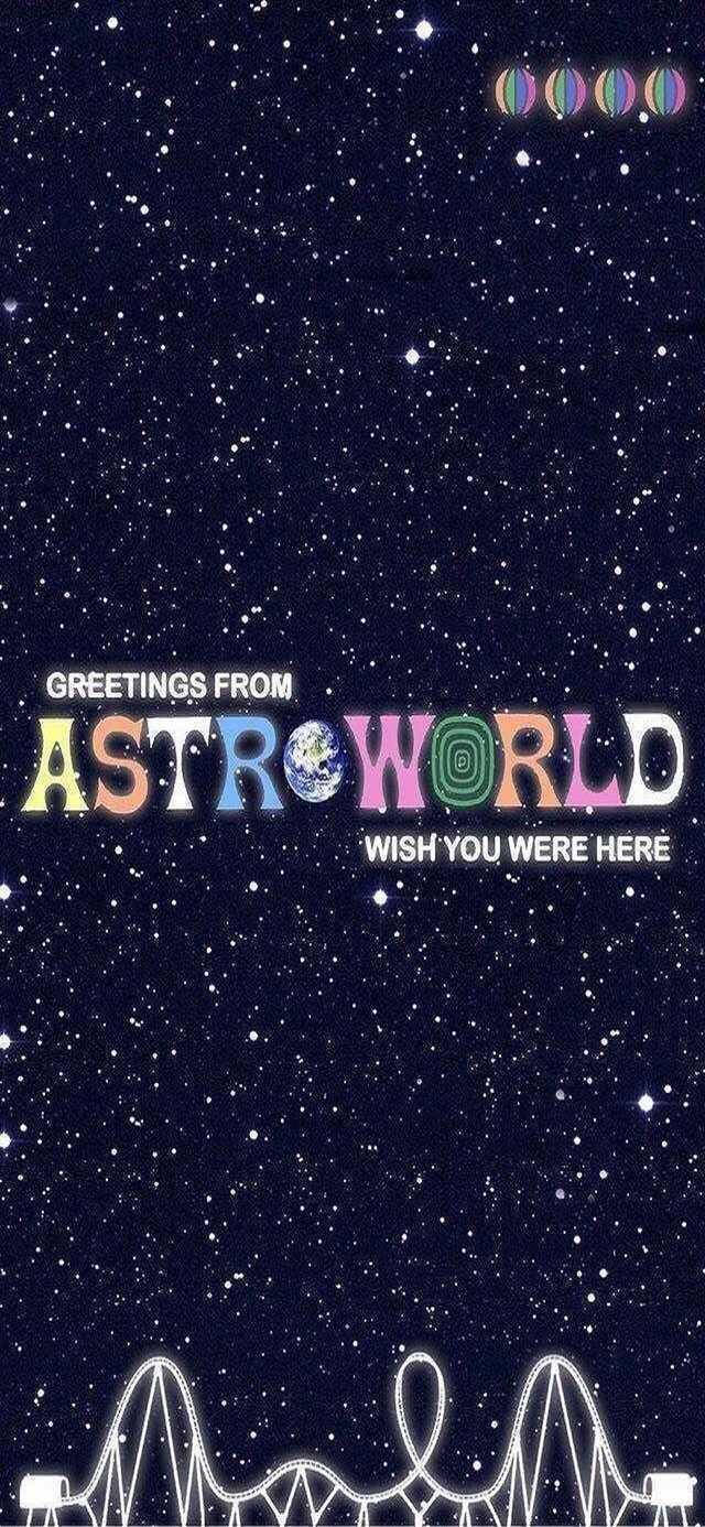 Astroworld iPhone 星空夜曲问候卡 壁纸