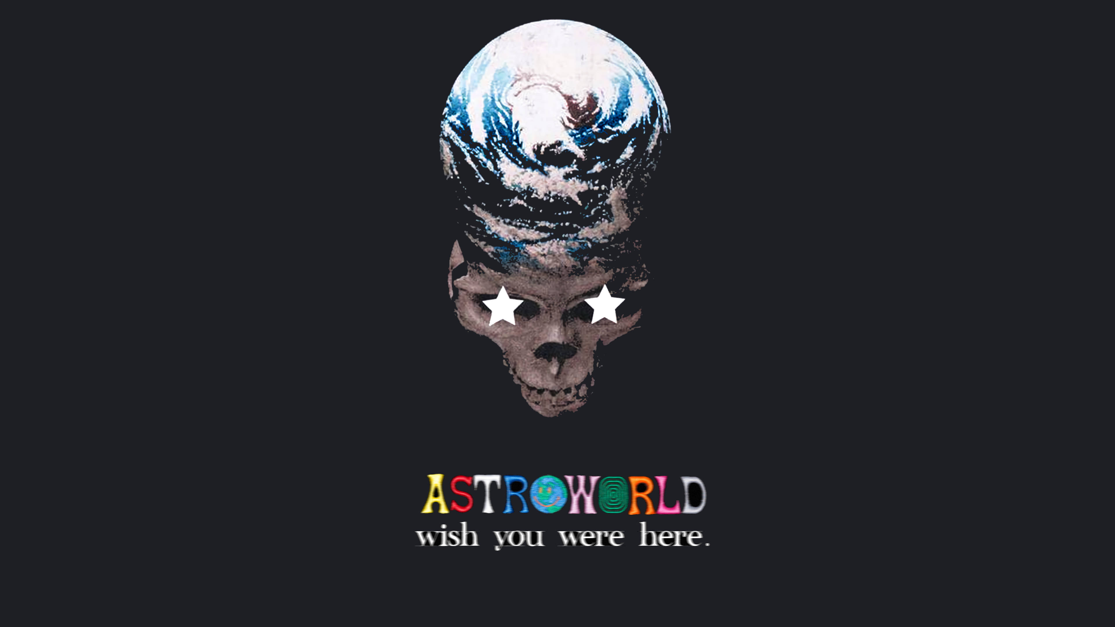 欢迎来到Astroworld的黑暗神秘面 壁纸