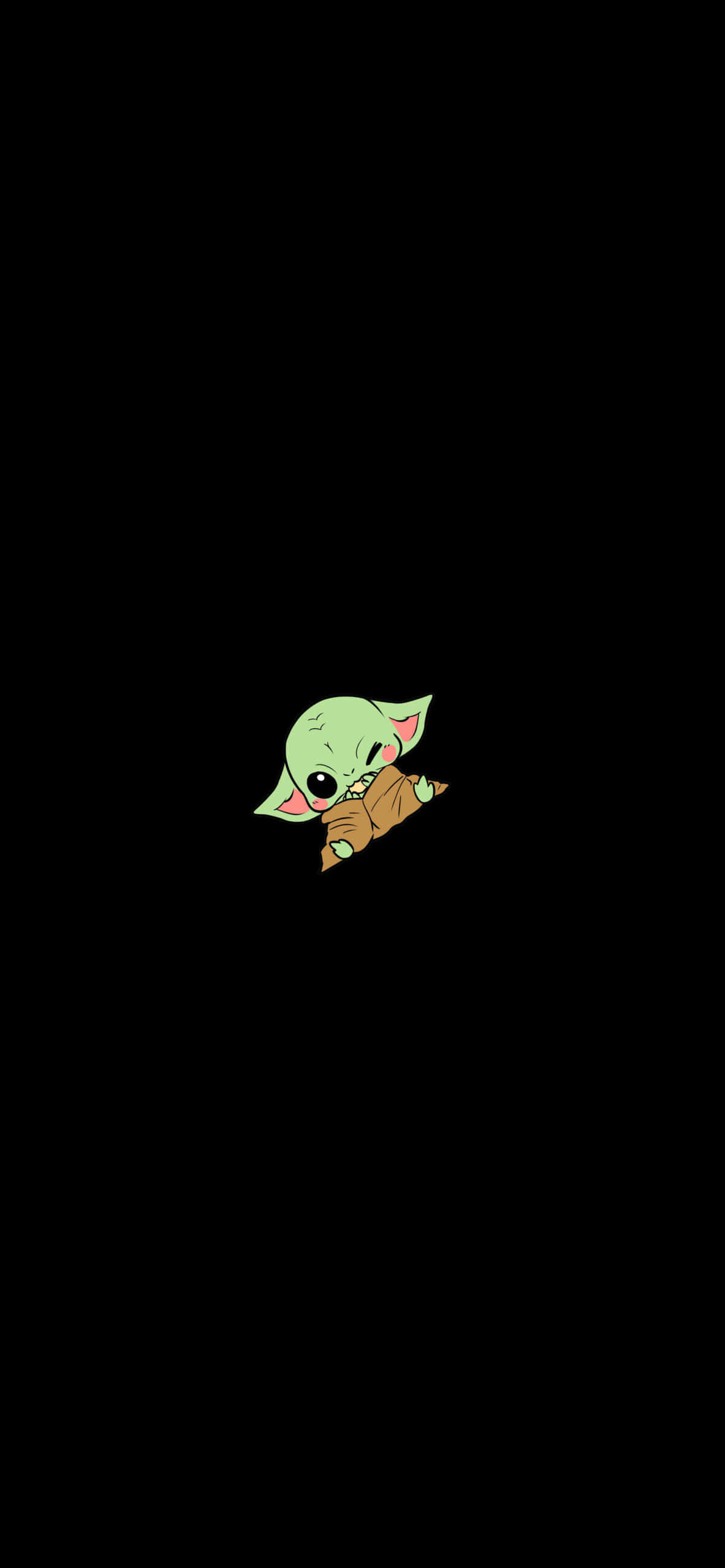 简约可爱 Baby Yoda 图片 壁纸