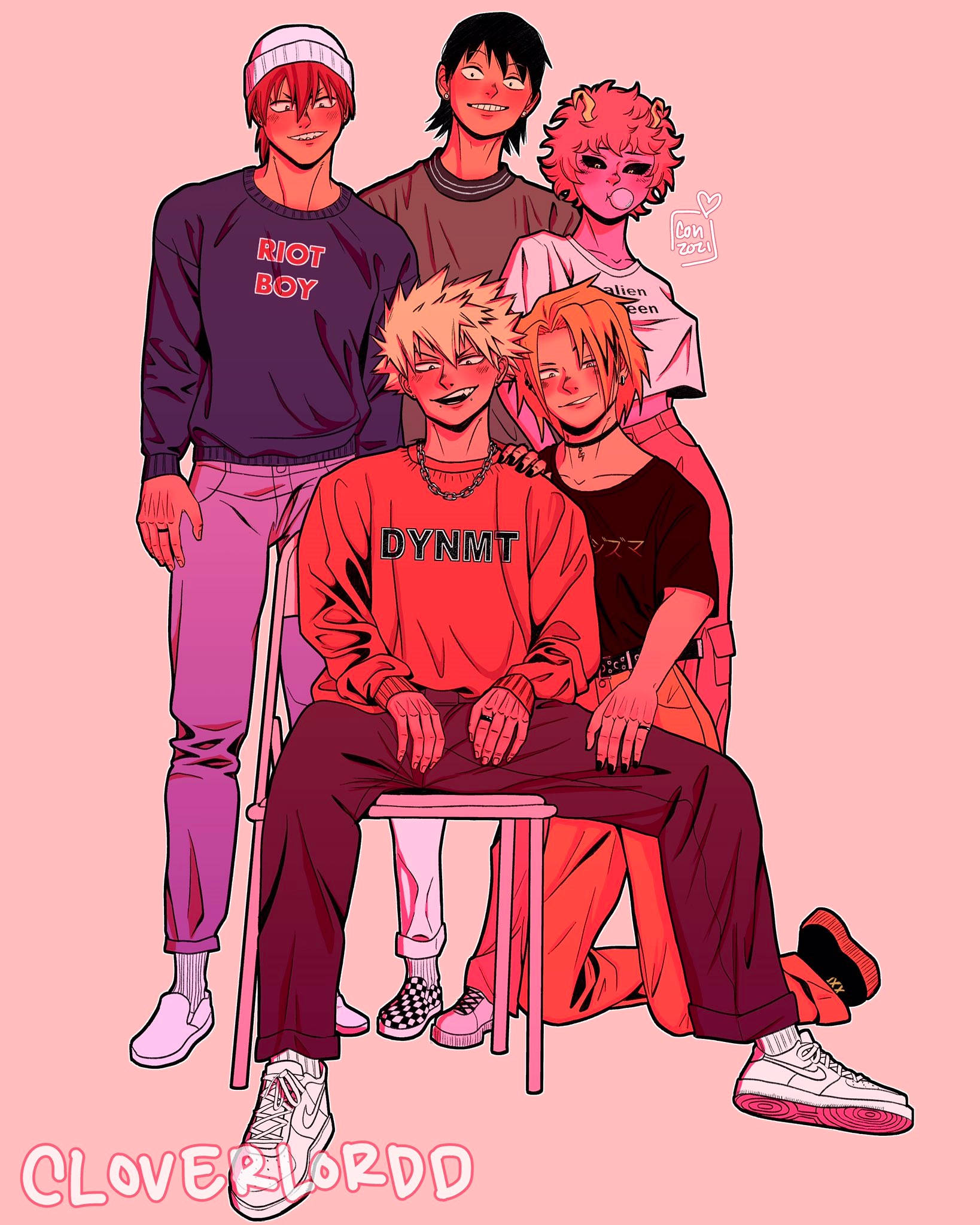 Bakusquad 粉色美学 壁纸