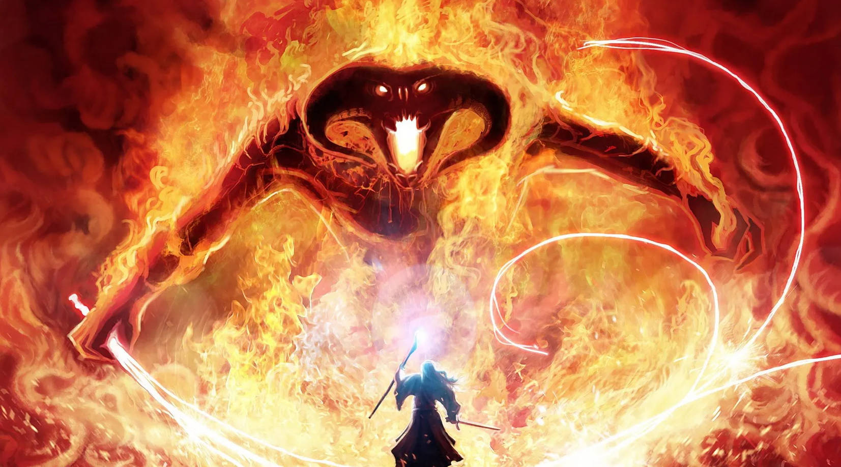 Balrog 4K 指环王 壁纸