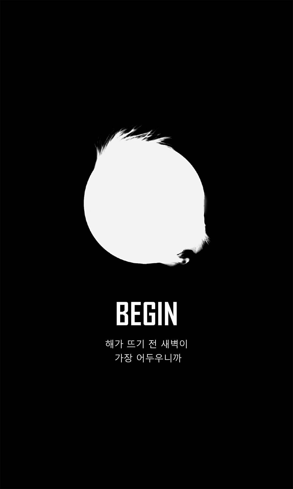 Begin 防弹少年团 黑色美学 壁纸