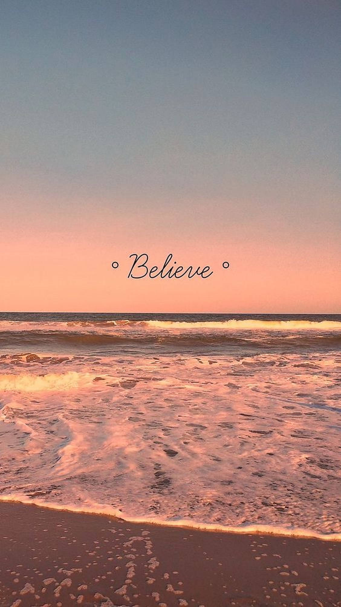 Believe iPhone 美学 壁纸