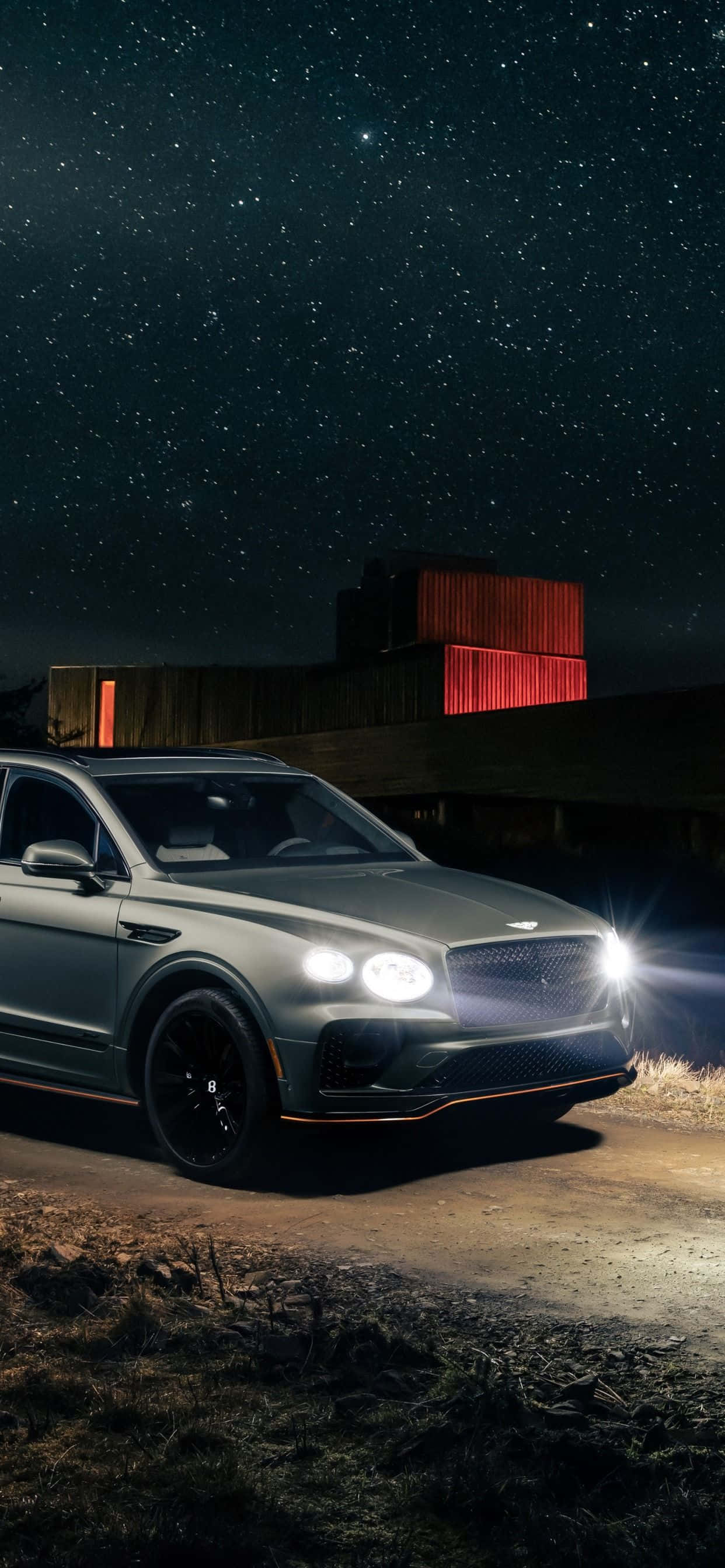 新款Bentley Bentayga夜间展示 壁纸