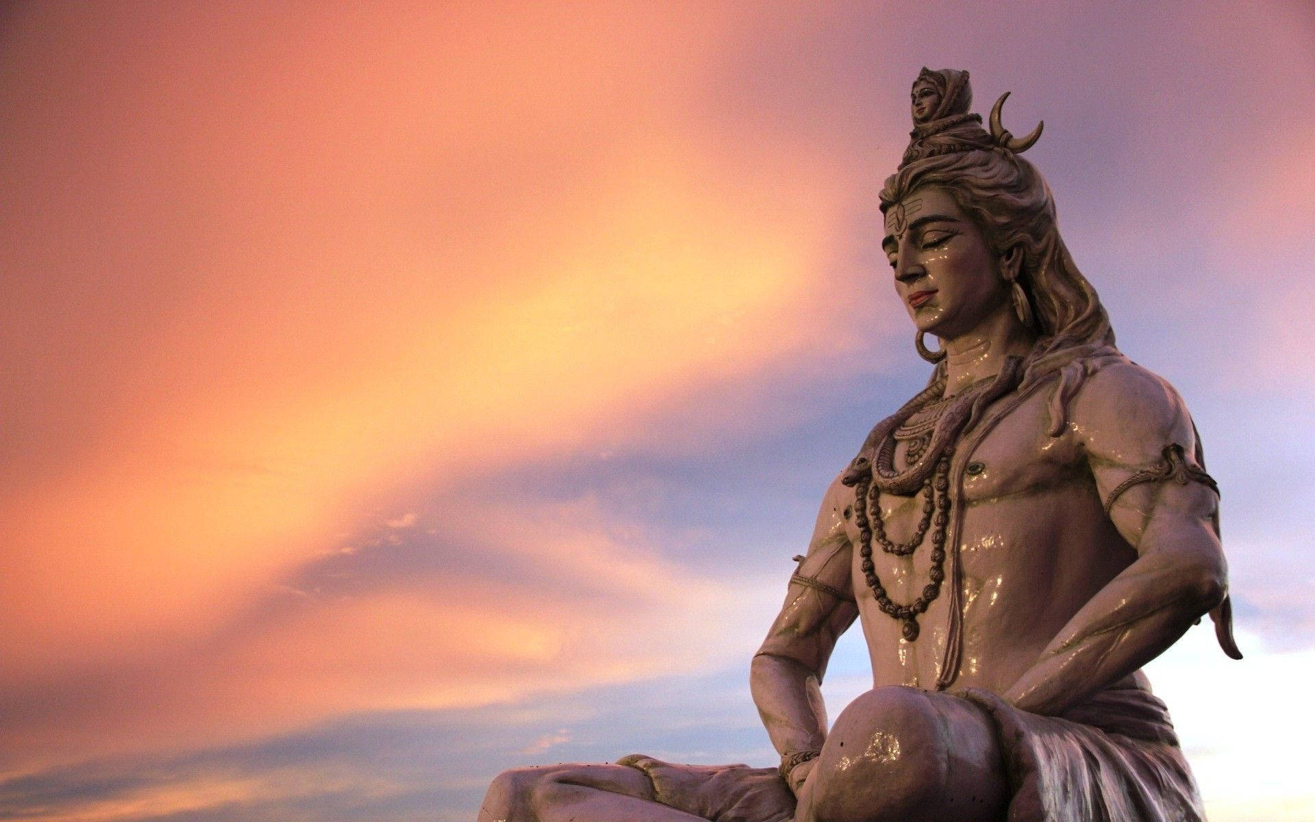 Bholenath HD 湿婆冥想夕阳 壁纸