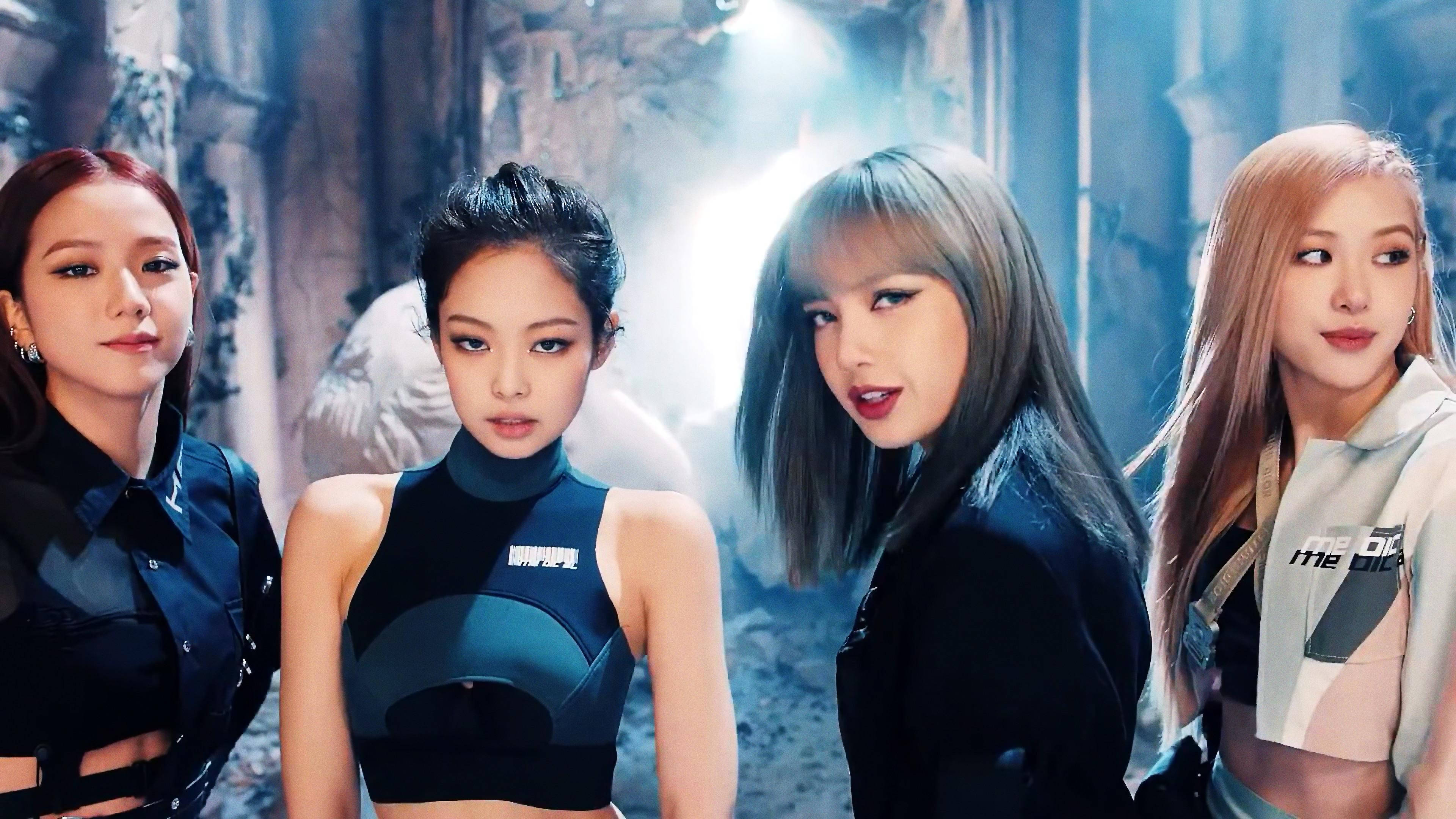BLACKPINK 烟雾背景 壁纸