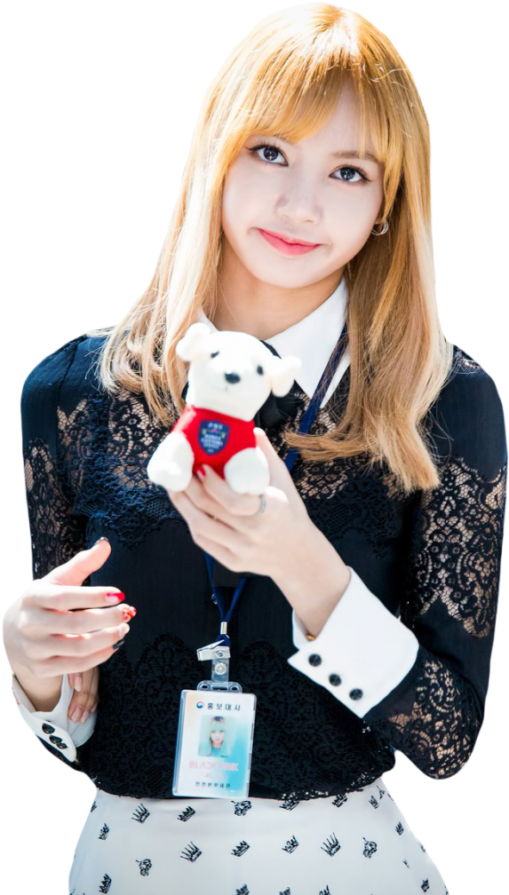 Blackpink成员抱泰迪熊 壁纸