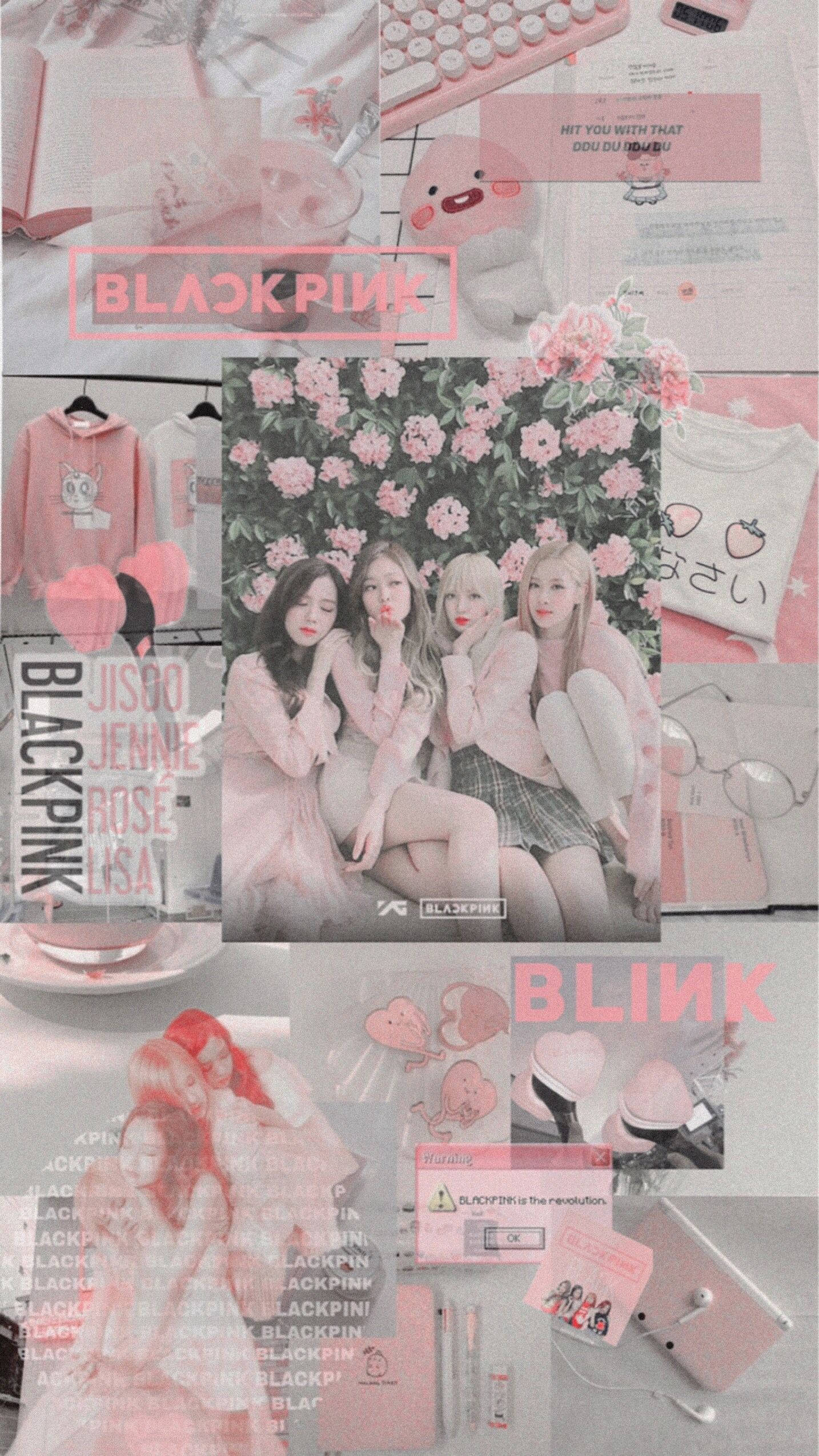 可爱粉色BLACKPINK美学 壁纸