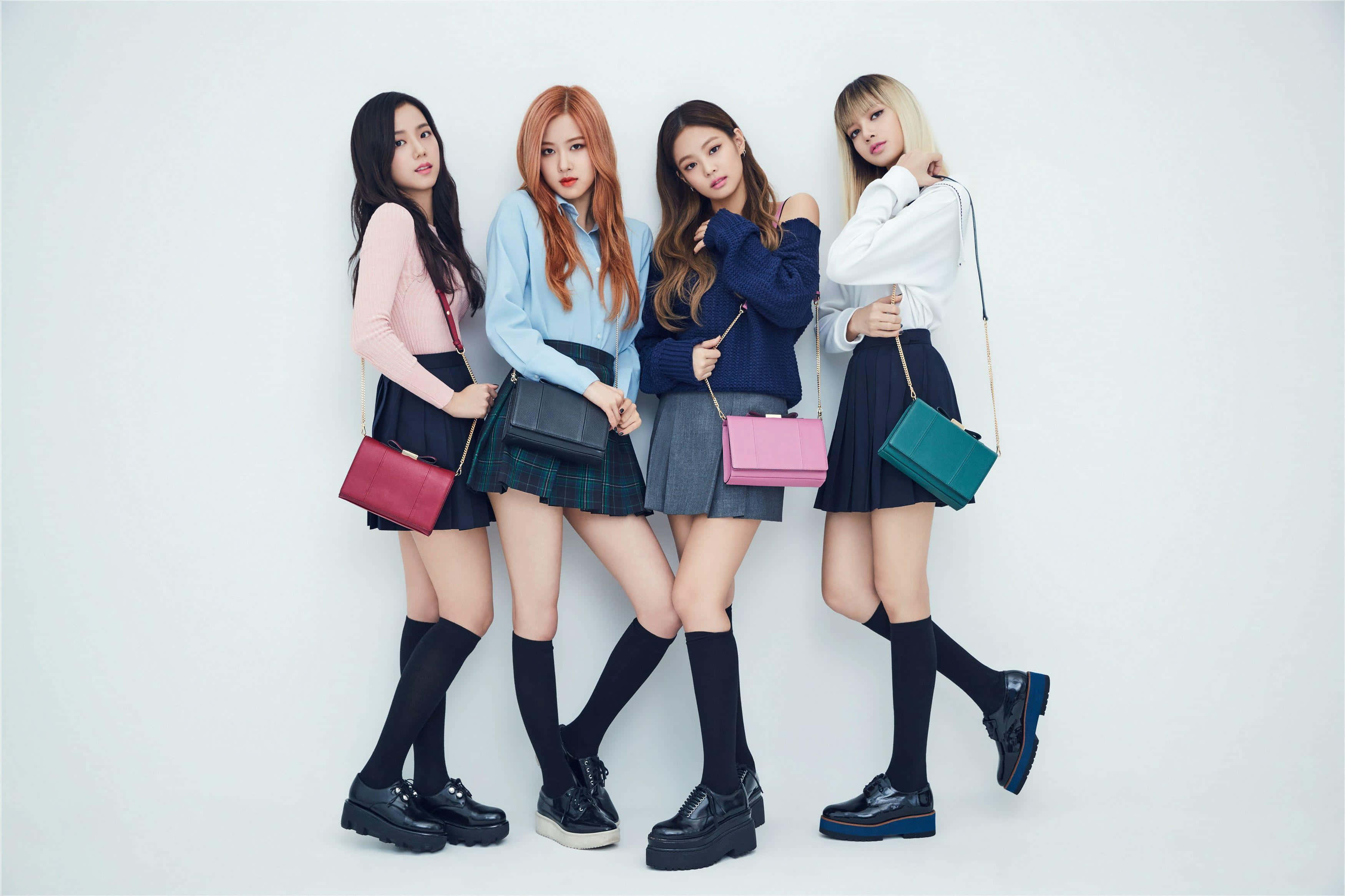 Blackpink - 全球K-Pop热潮，激励女性粉丝的流行组合 壁纸