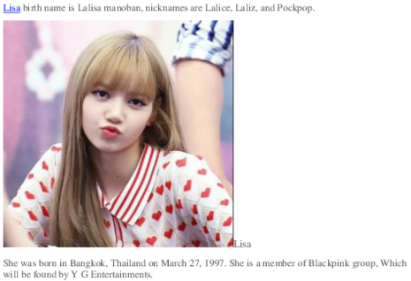 Blackpink Lisa 爱心印花衬衫 壁纸