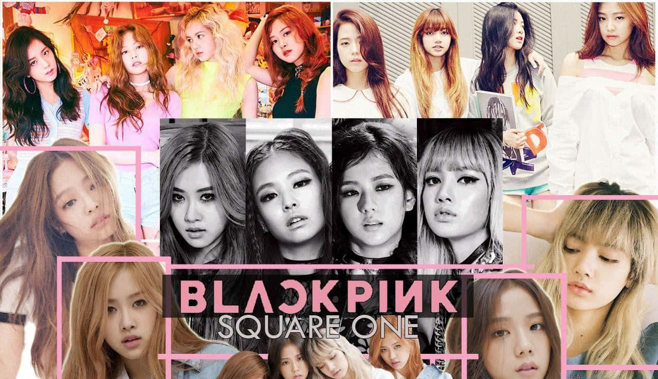 BLACKPINK Square One - 女孩们的拼贴画 壁纸