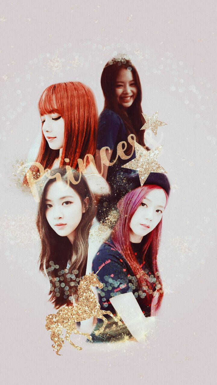 Blackpink成员金色公主 壁纸