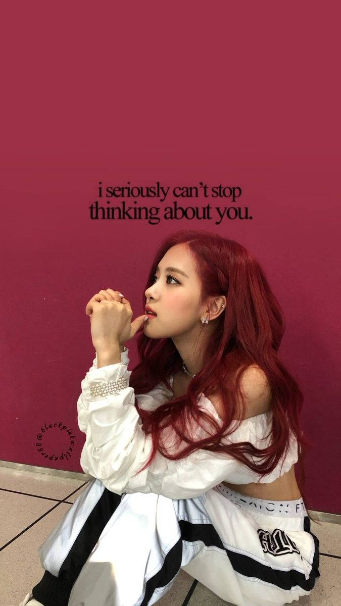 BLACKPINK的Rosé思念心上人 壁纸