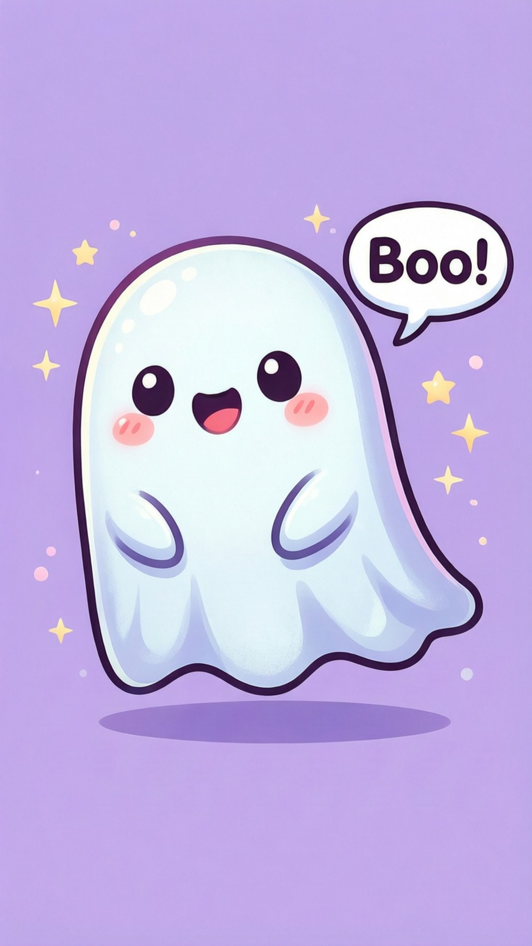 可爱幽灵Boo 壁纸